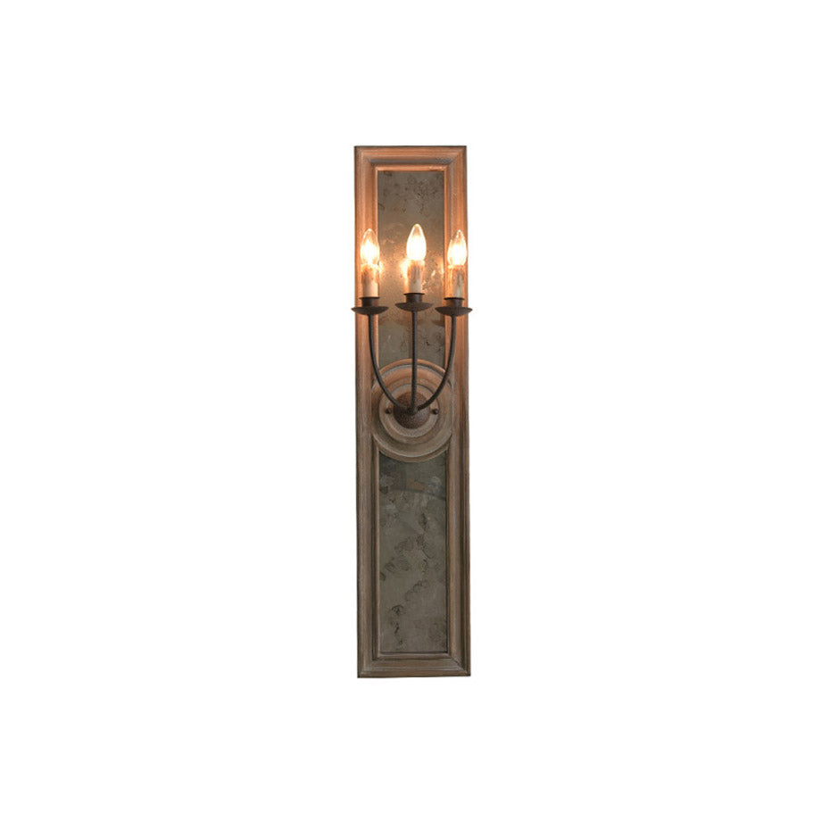 Phasis 3-Licht Spiegel Elegante Vintage Wandleuchte-Letslighting