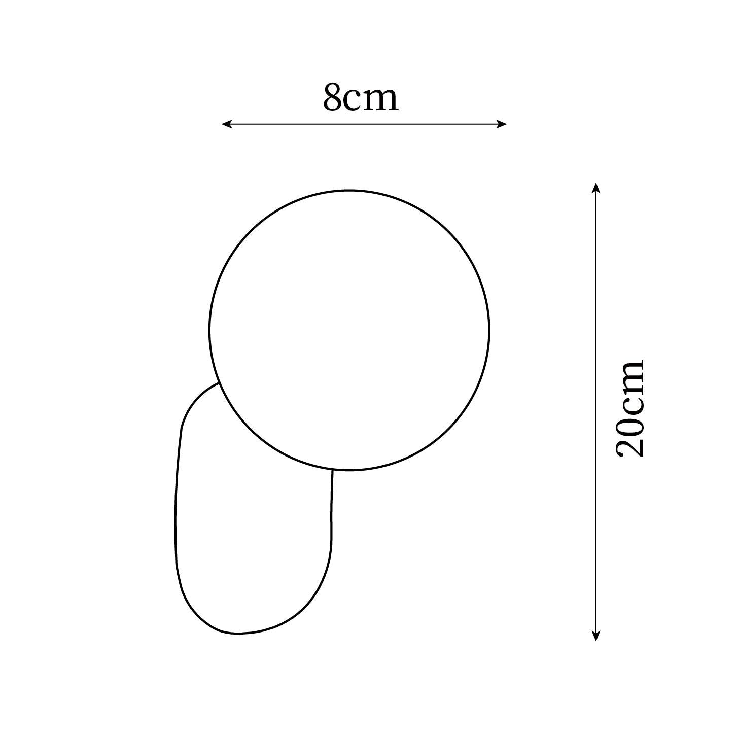 Lunara Minimalist Globe Wall Sconce - Letslighting