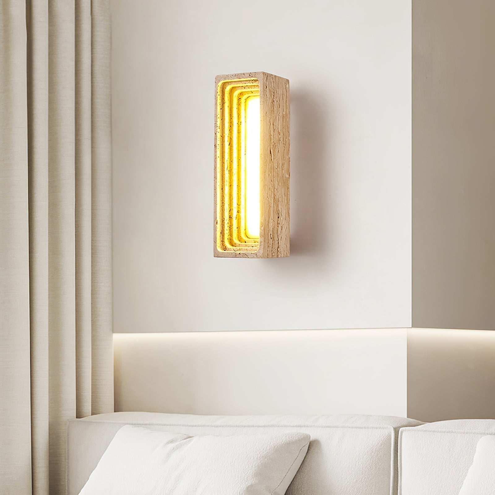 Atheila Travertine Wall Light - Neutralighting
