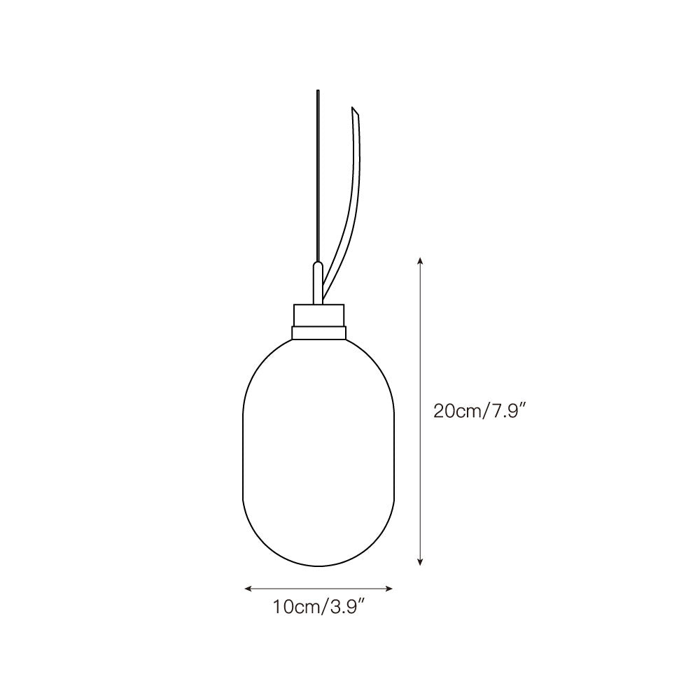 Umbra Modern Minimalist Brass Metal Alabaster Pendant Lamp - Letslighting