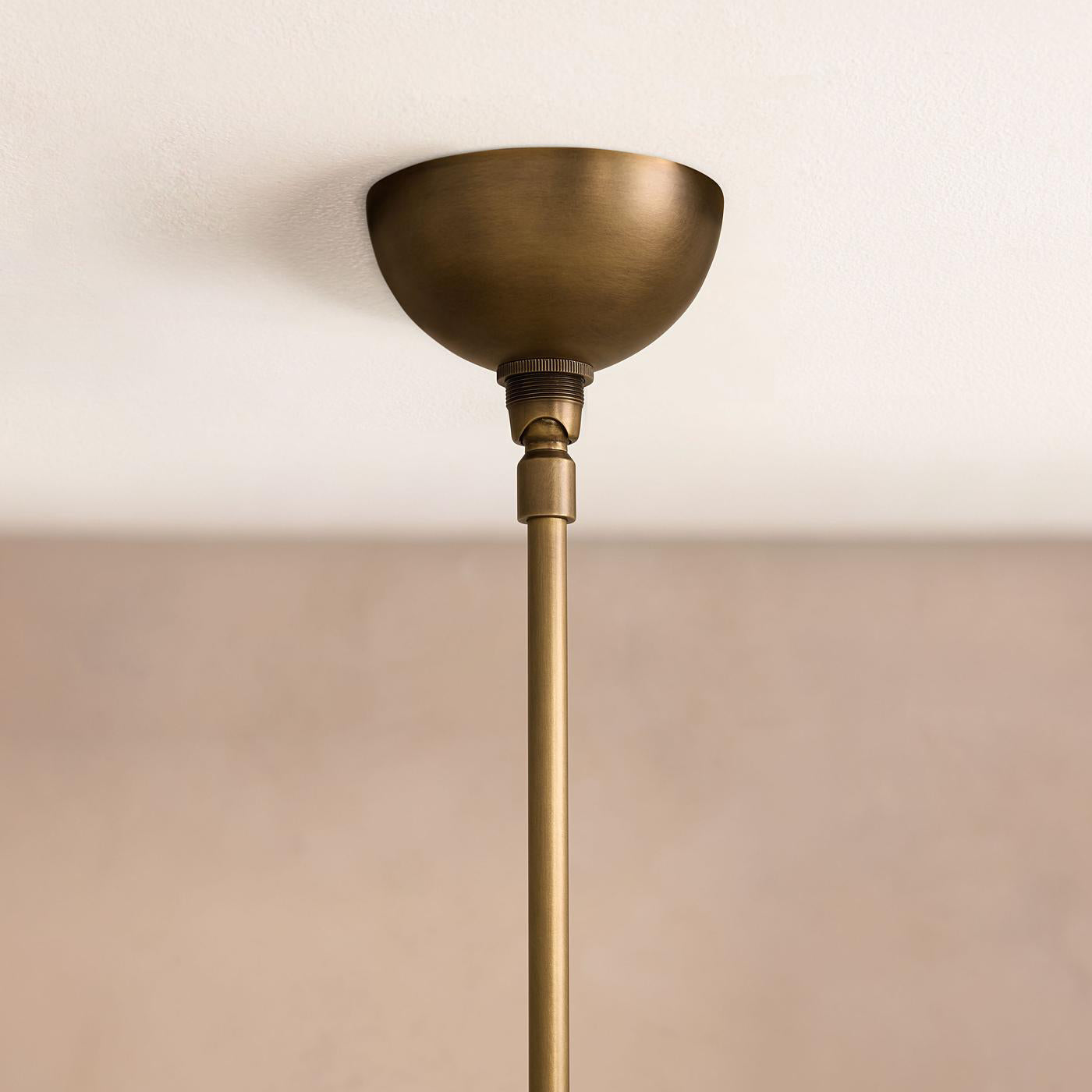 Xenon Vintage Industrial Brass Metal Alabaster Chandelier - Letslighting