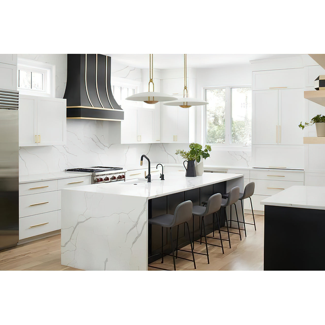 Cara Pendelleuchte Messing Modern Minimalistisch-Letslighting