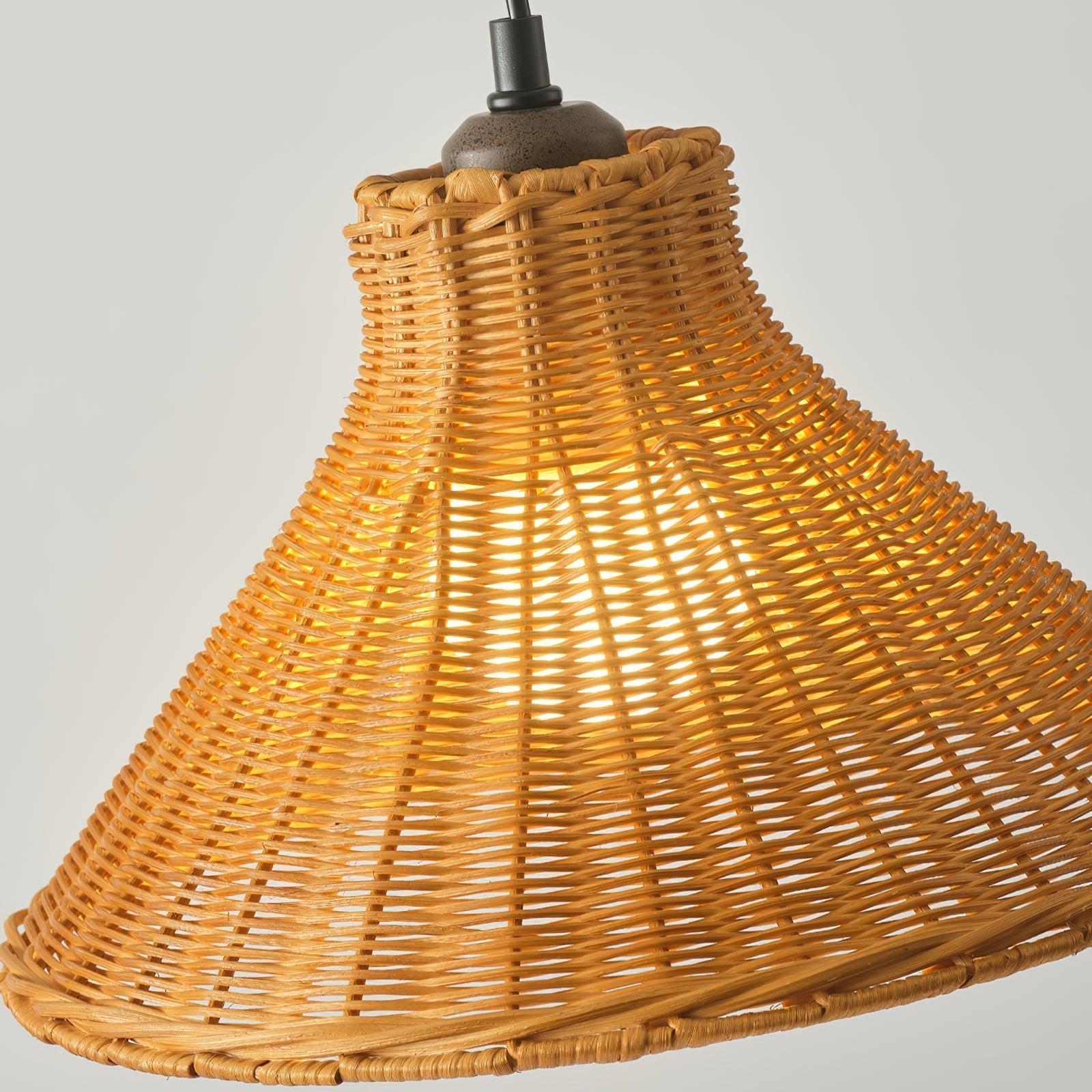 Vamirel Natürliche Rattan Pendelleuchte-Letslighting