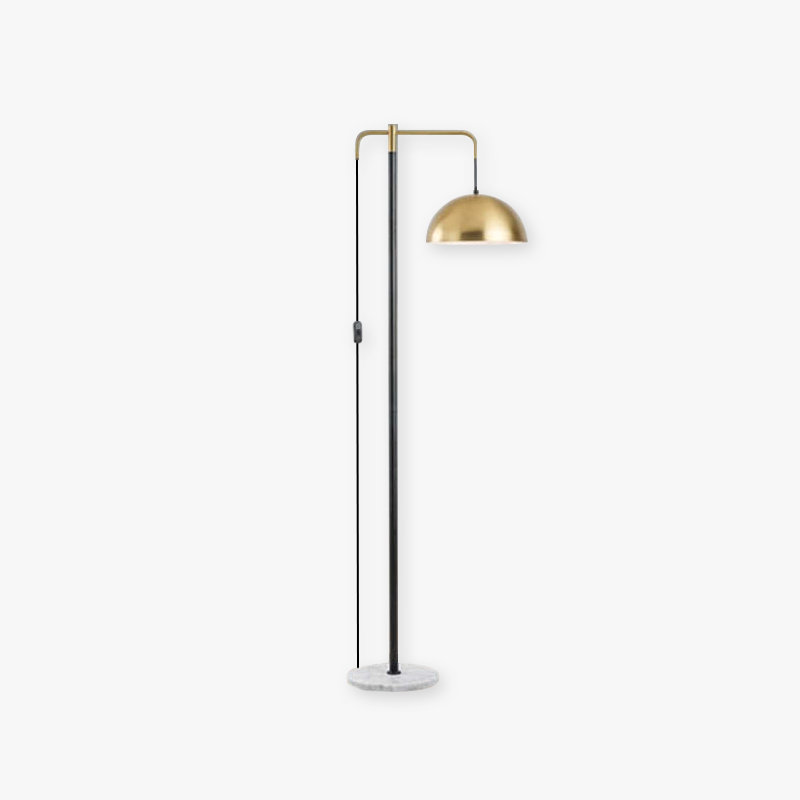 Modern LED Stehlampe Golden Schlaf/Wohnzimmer Metall