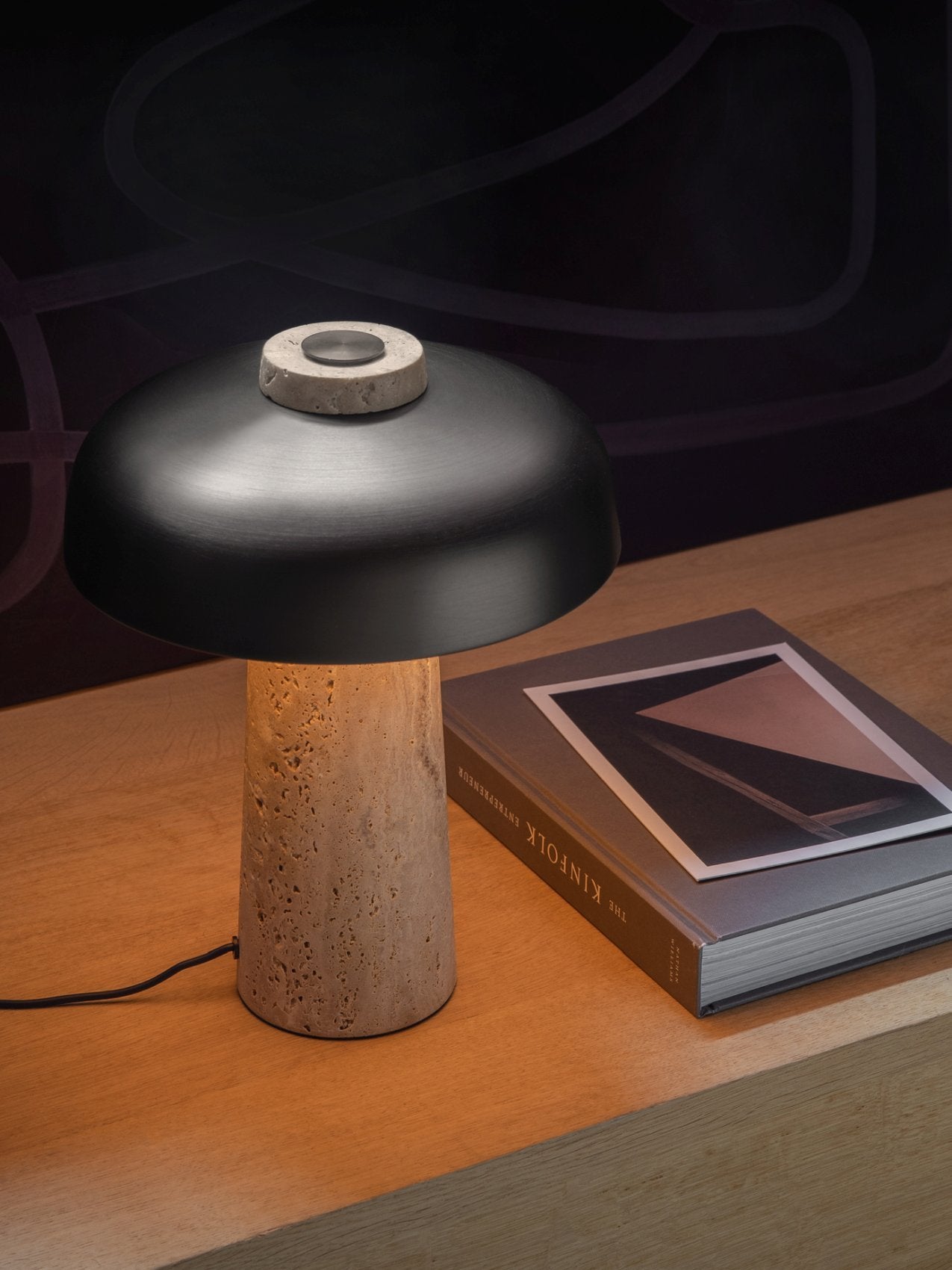 Carla Travertine Table Lamp - Letslighting