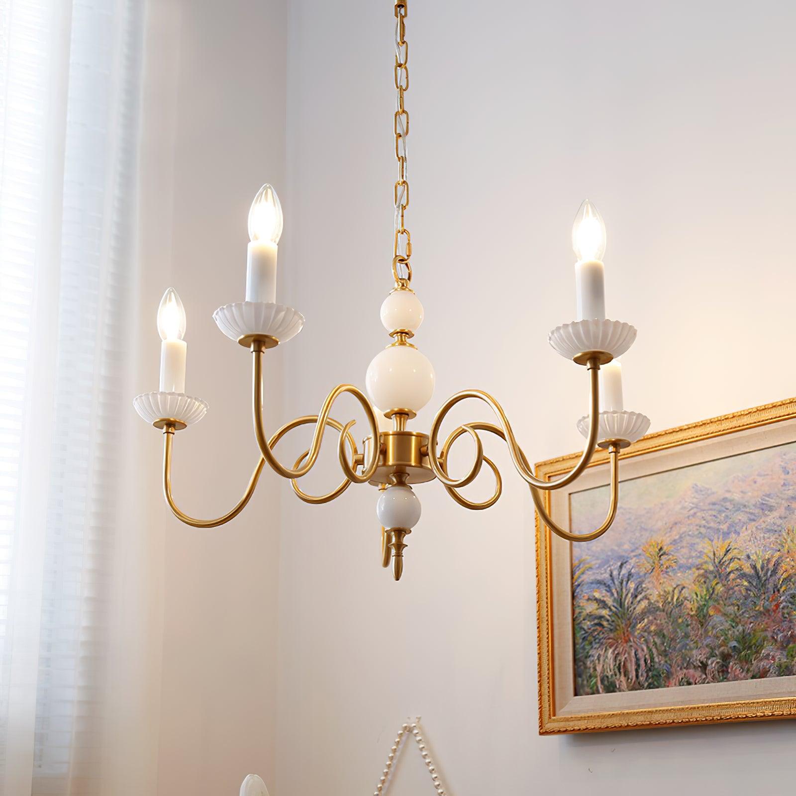 Lustra Kronleuchter Carlita Gold Modern-Letslighting