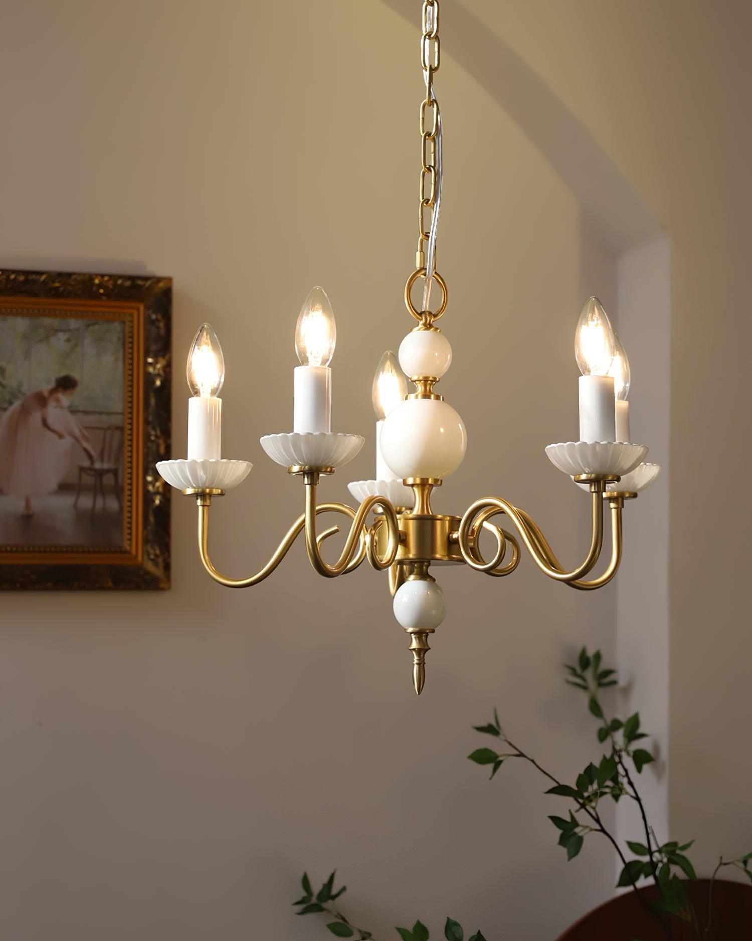 Lustra Kronleuchter Carlita Gold Modern-Letslighting