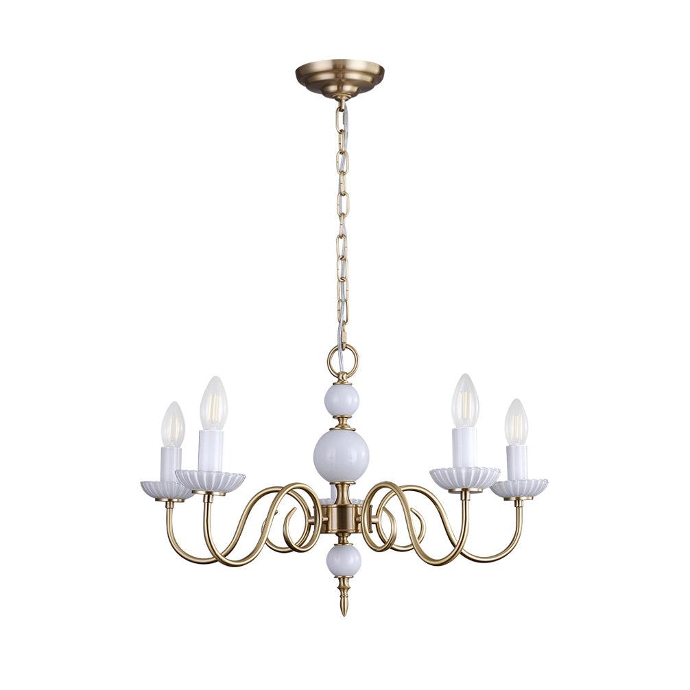Lustra Kronleuchter Carlita Gold Modern-Letslighting