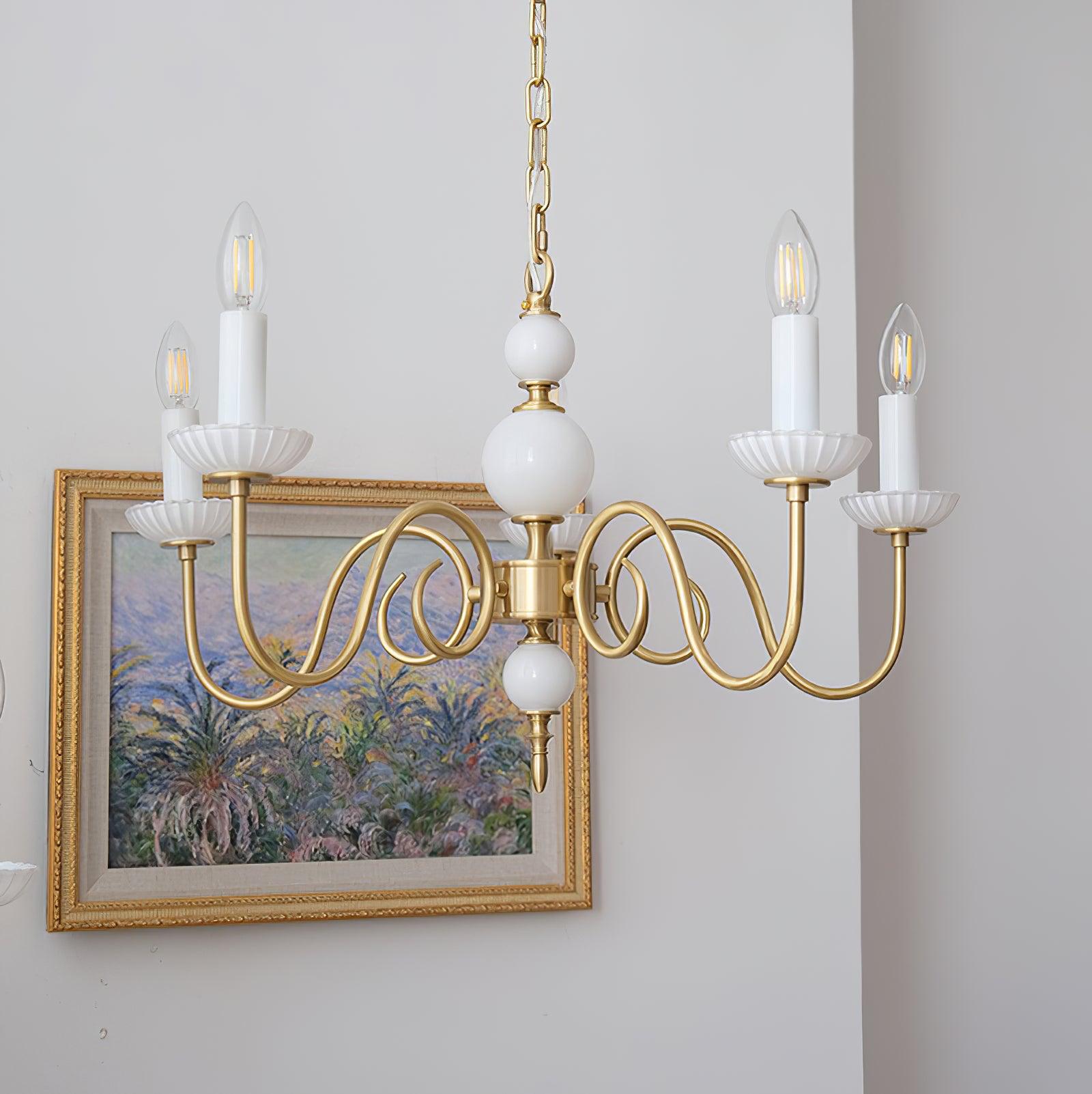 Lustra Kronleuchter Carlita Gold Modern-Letslighting