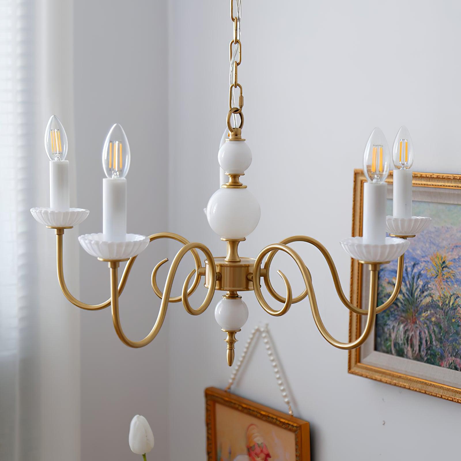 Lustra Kronleuchter Carlita Gold Modern-Letslighting