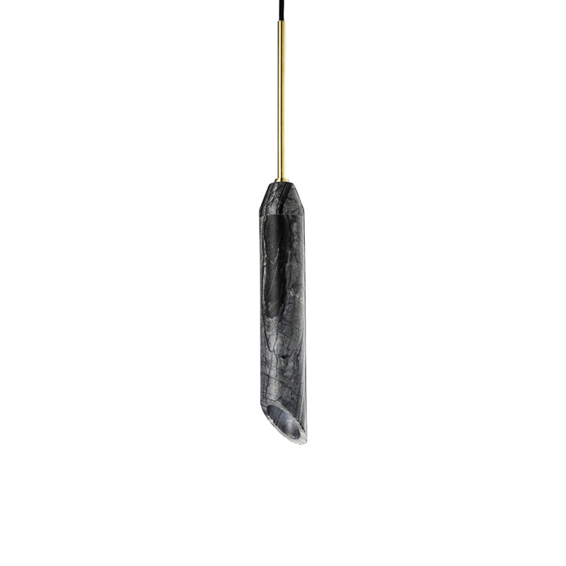 Arise Modern Minimalist Marble Travertine Pendant Lamp - Letslighting