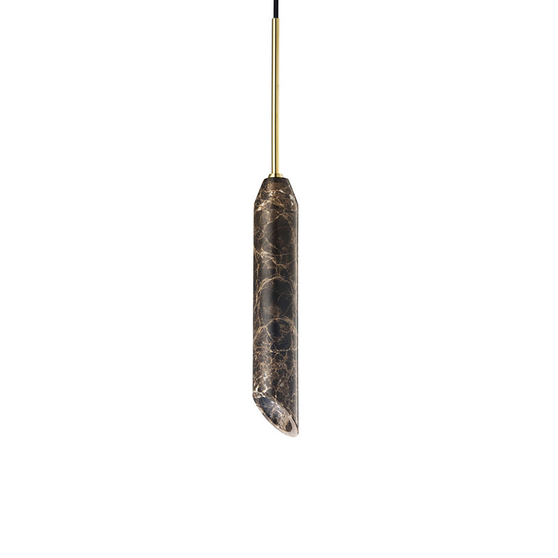 Arise Modern Minimalist Marble Travertine Pendant Lamp - Letslighting