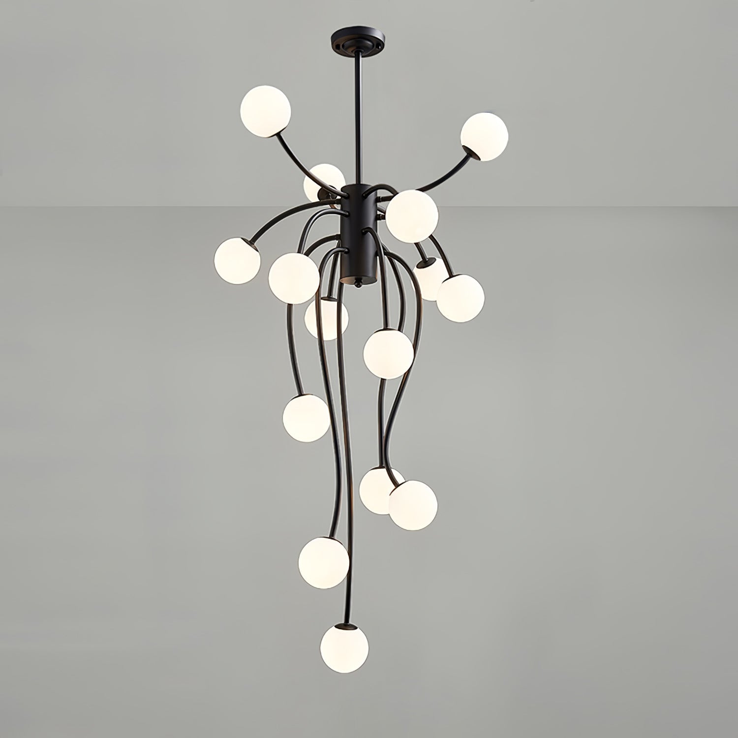 Astralyn Messing-Kugel-Kronleuchter-Letslighting