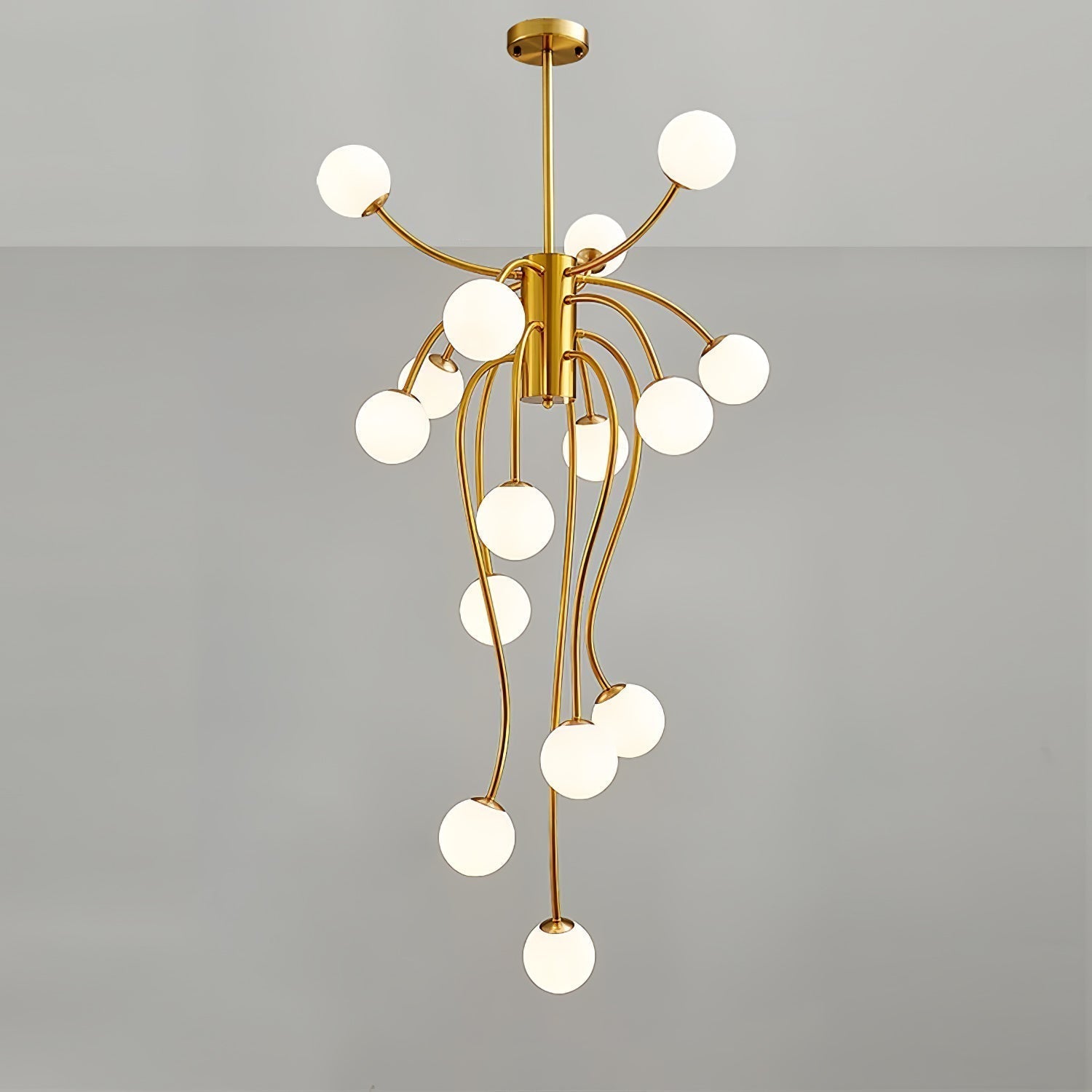 Astralyn Messing-Kugel-Kronleuchter-Letslighting
