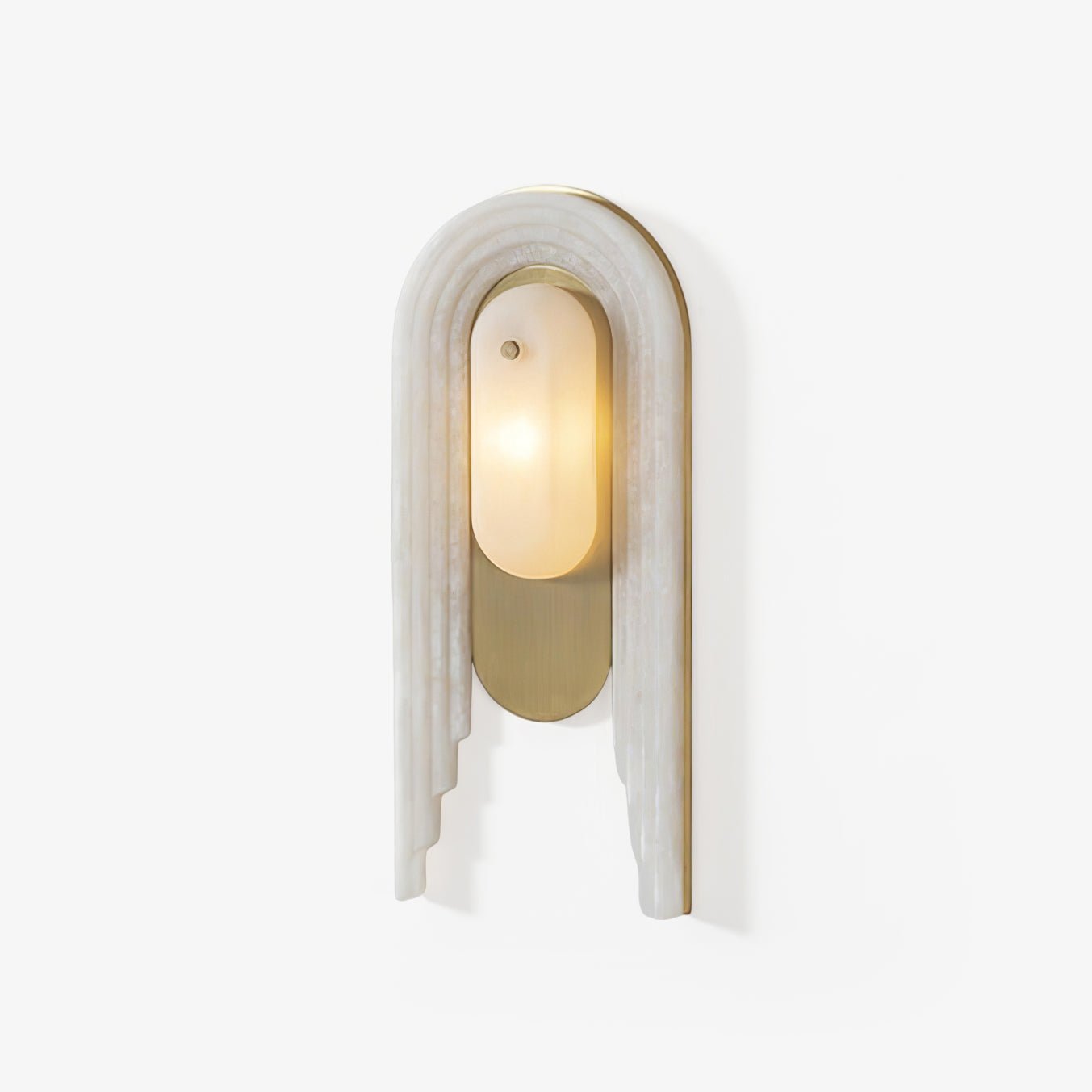Sytalion Arch Alabaster Wall Light - Neutralighting