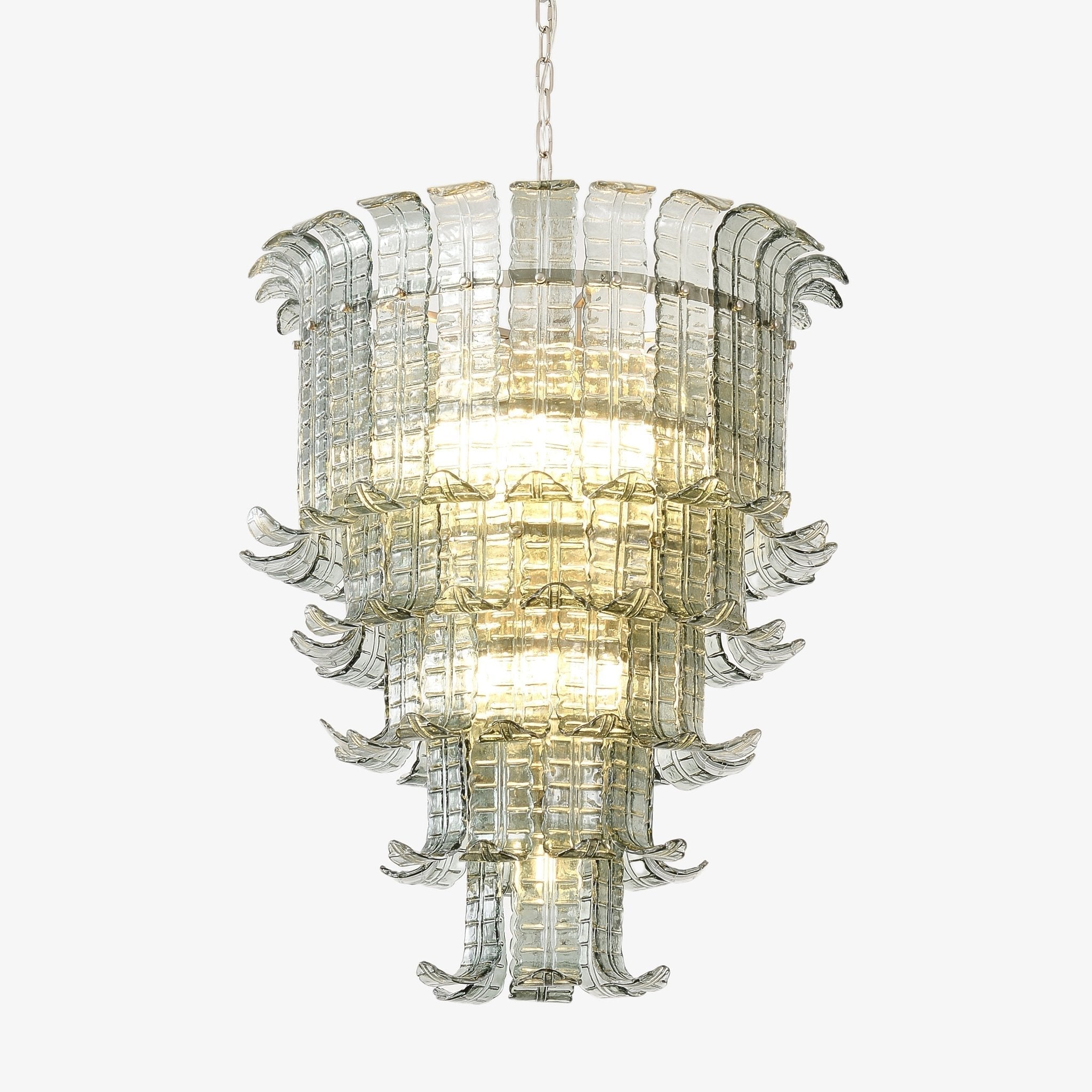 Aurora Chandelier Cascade Murano Glass Tiered Vintage - Neutralighting