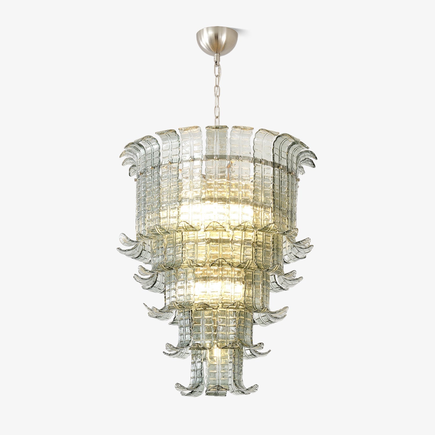 Aurora Chandelier Cascade Murano Glass Tiered Vintage - Neutralighting