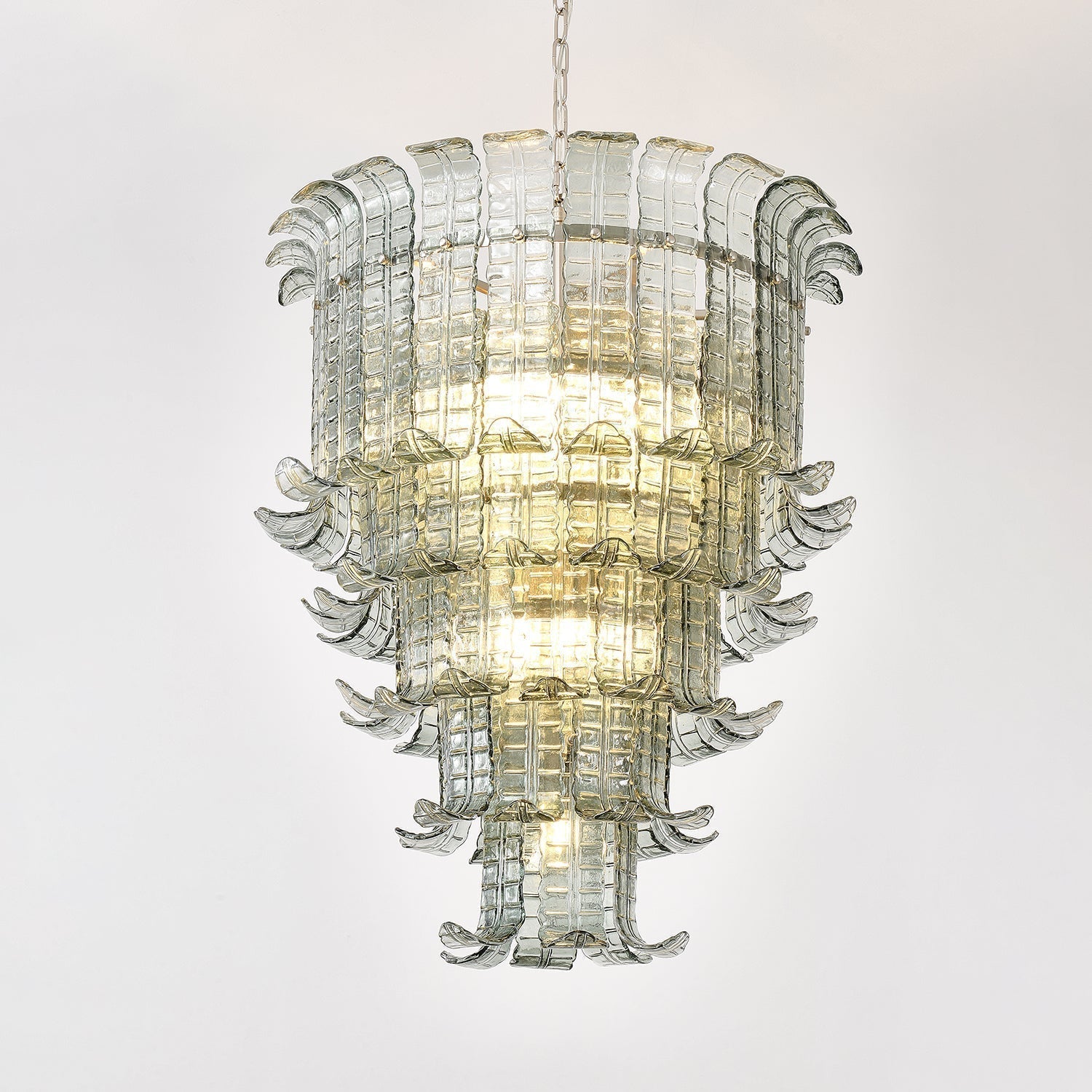 Aurora Chandelier Cascade Murano Glass Tiered Vintage - Neutralighting