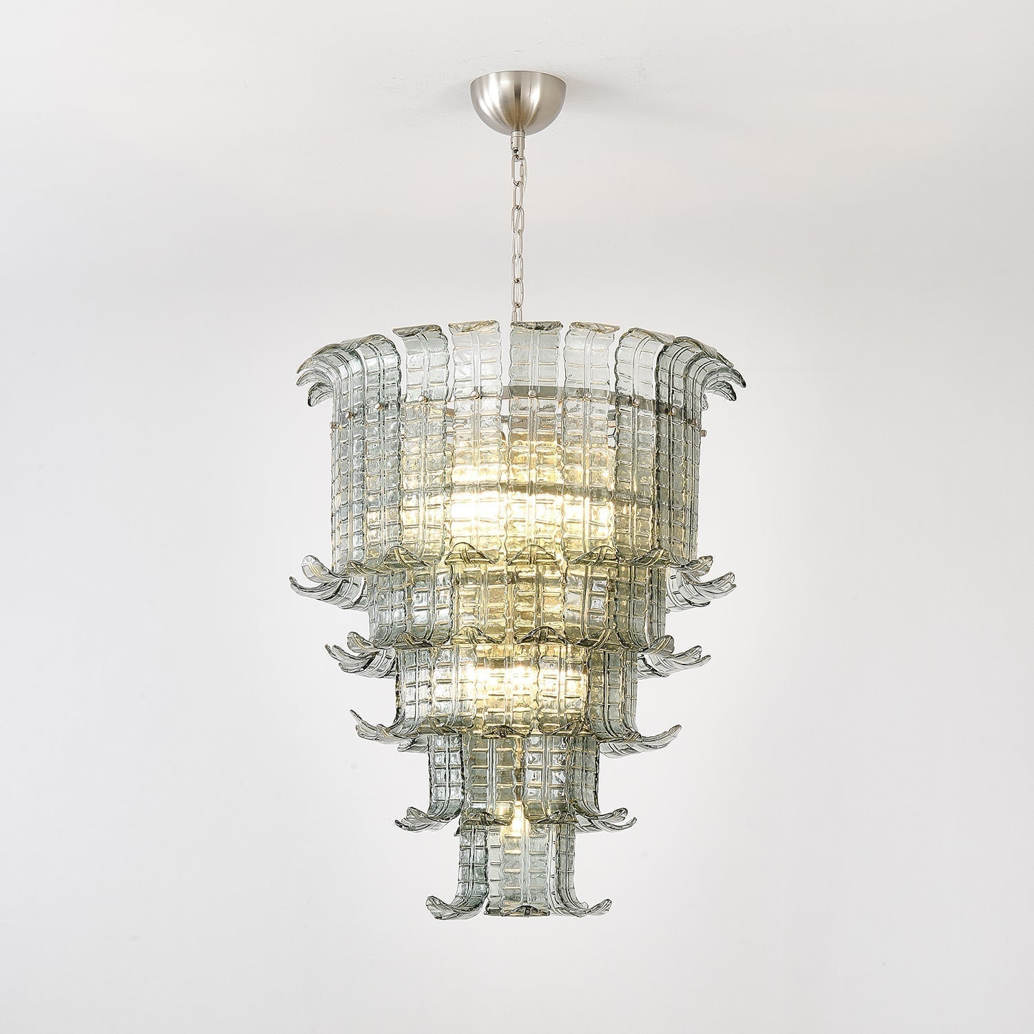 Aurora Chandelier Cascade Murano Glass Tiered Vintage - Neutralighting