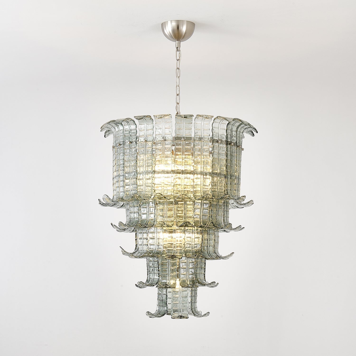 Aurora Chandelier Cascade Murano Glass Tiered Vintage - Neutralighting
