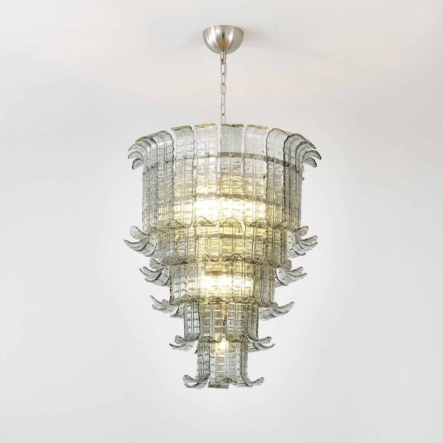 Aurora Chandelier Cascade Murano Glass Tiered Vintage - Neutralighting