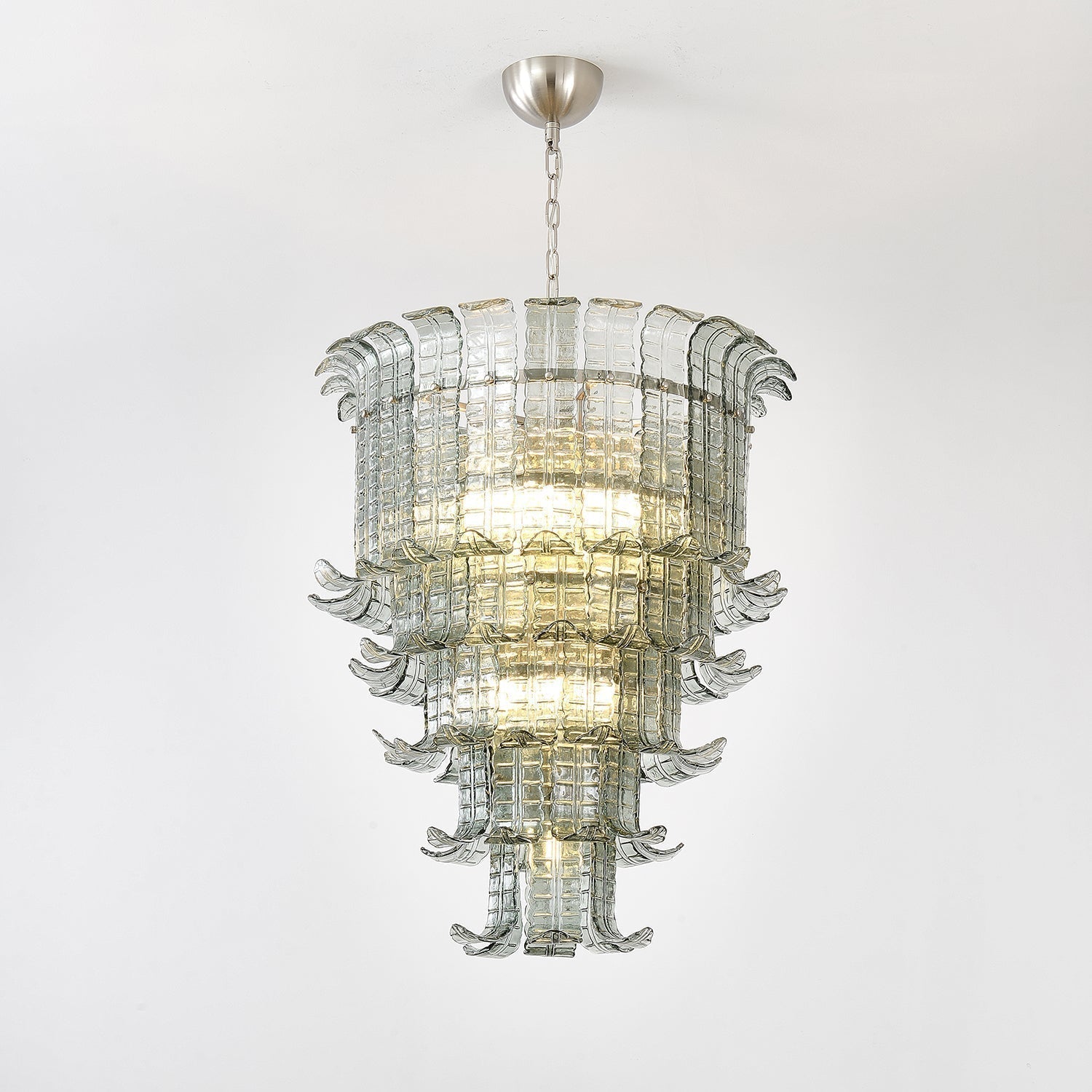 Aurora Chandelier Cascade Murano Glass Tiered Vintage - Neutralighting