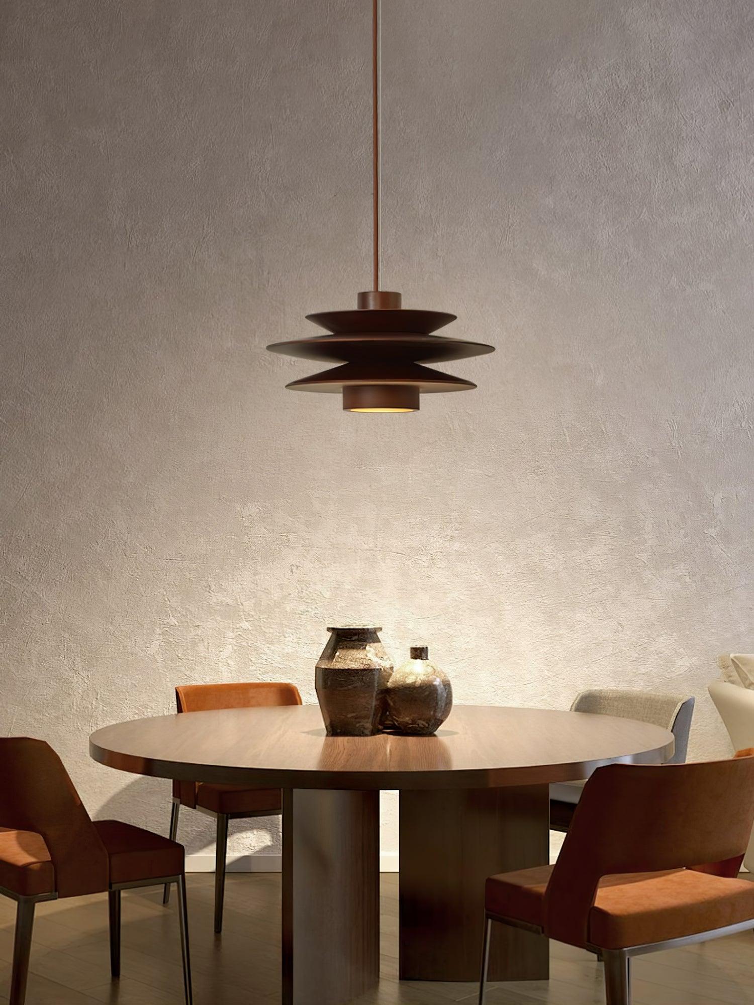 Eldora Holz Retro Pendelleuchte-Letslighting