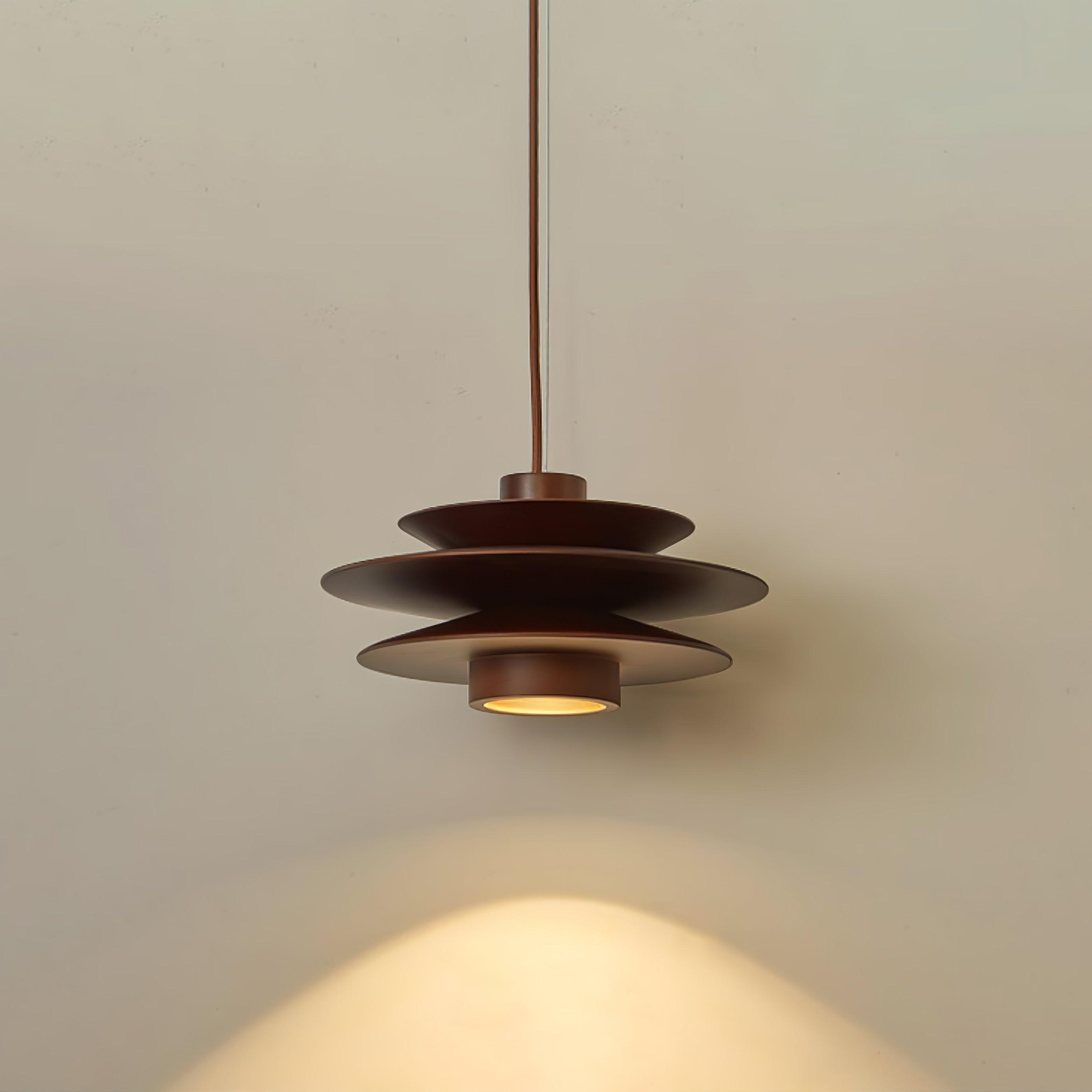 Eldora Holz Retro Pendelleuchte-Letslighting