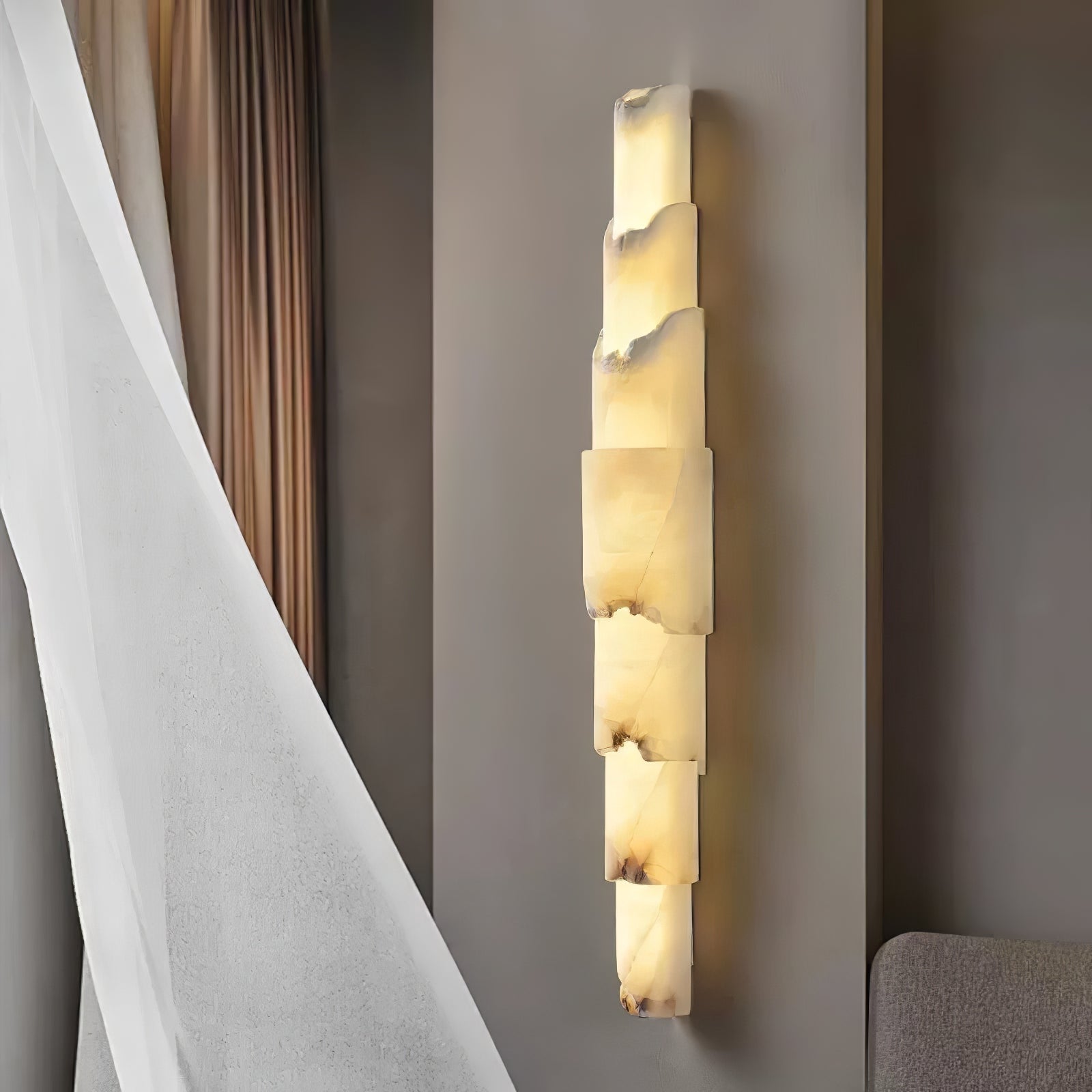 Elara Multi-layer Alabaster Wall Light - Neutralighting