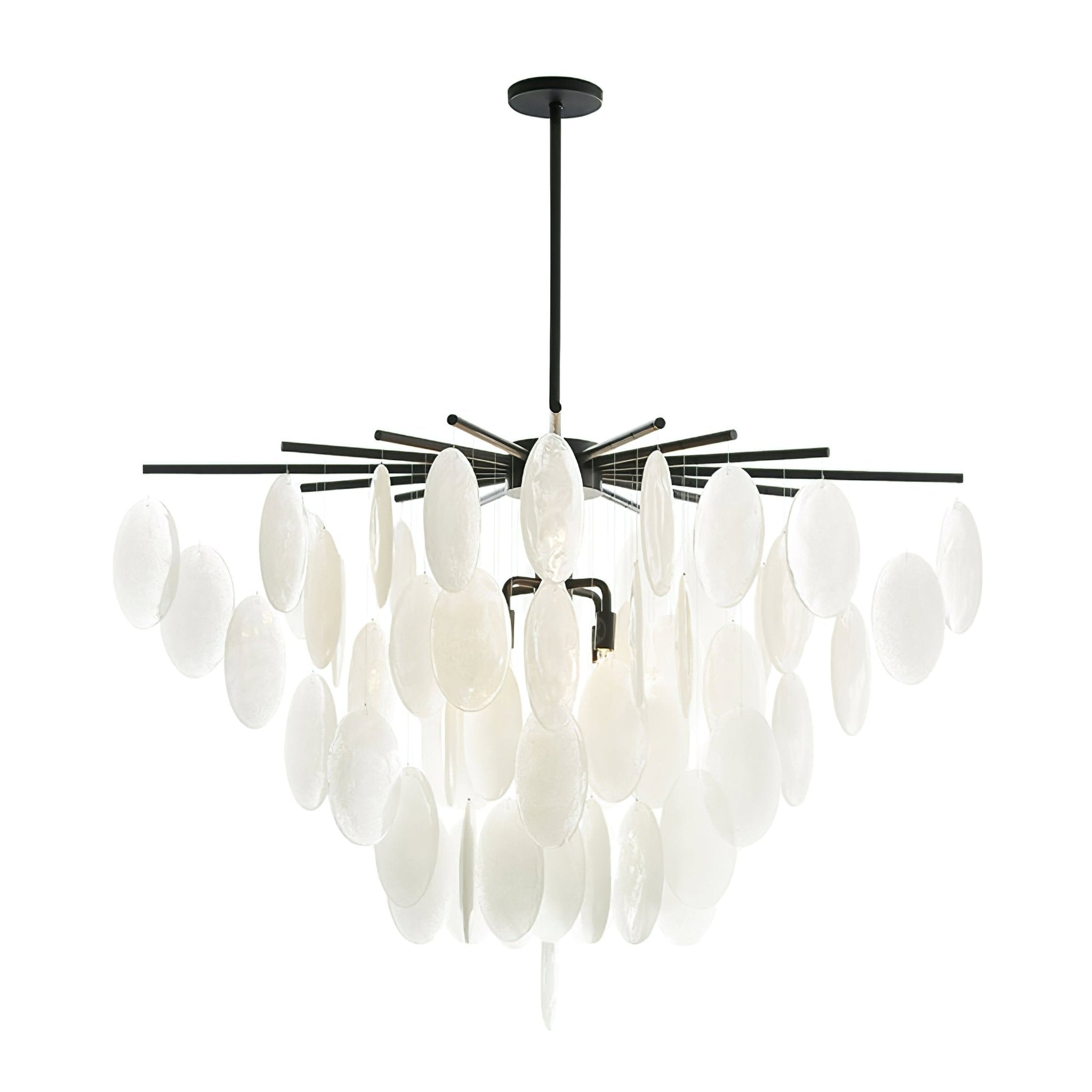 Isaiah Luxus-Glas-Kronleuchter-Letslighting