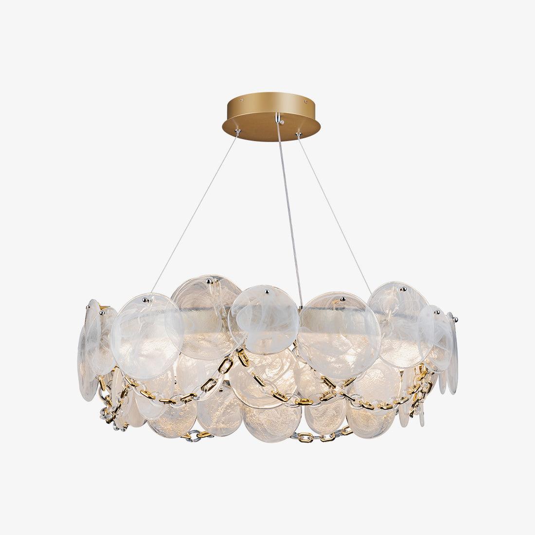 Ruby Luxus-Glas-Kronleuchter-Letslighting
