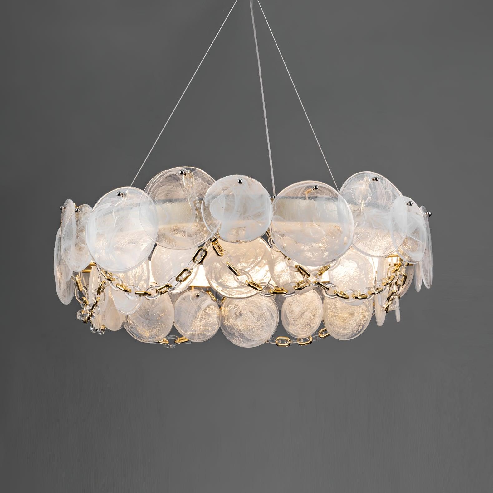 Ruby Luxus-Glas-Kronleuchter-Letslighting