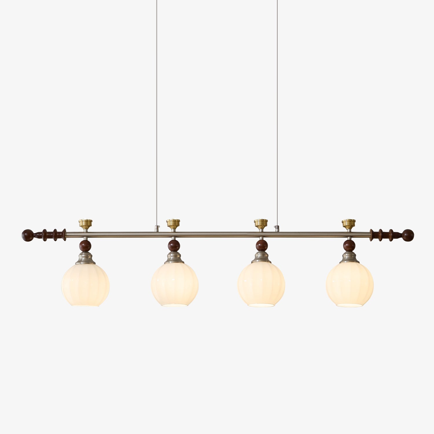 Otheia Eleganz Vintage Linear Holz Pendelleuchte-Letslighting