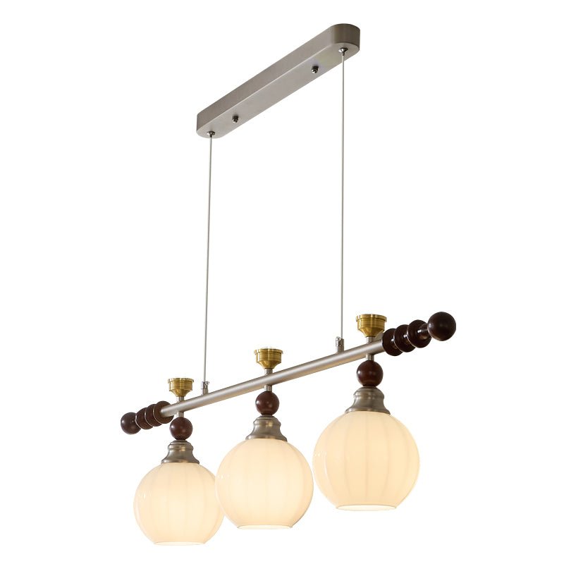 Otheia Eleganz Vintage Linear Holz Pendelleuchte-Letslighting