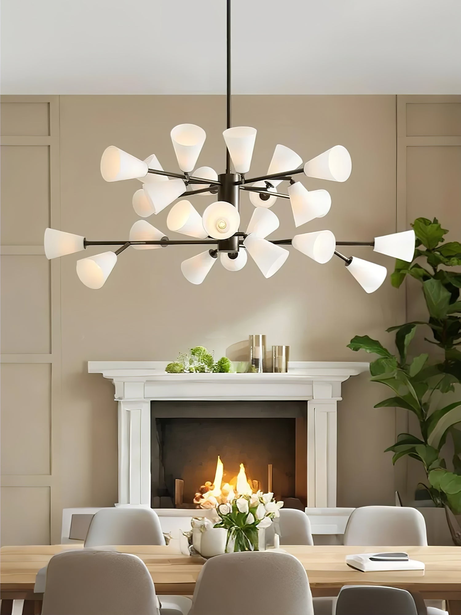 Lily Luxus-Glas-Kronleuchter-Letslighting