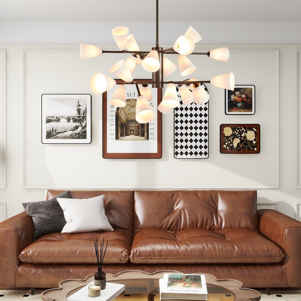 Lily Luxus-Glas-Kronleuchter-Letslighting