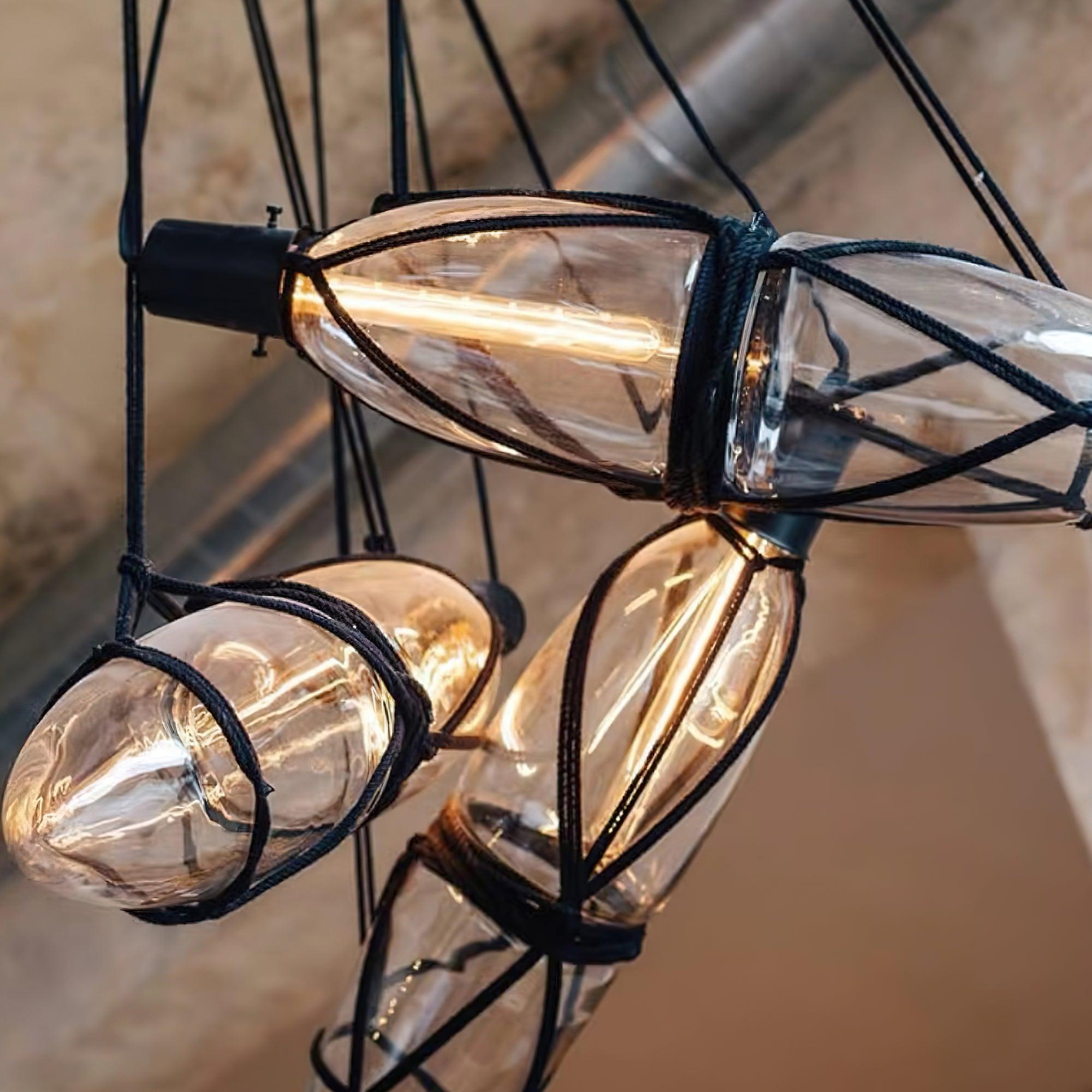 Avlireth Individuelle Kreativität Flaschenglas Pendelleuchte-Letslighting