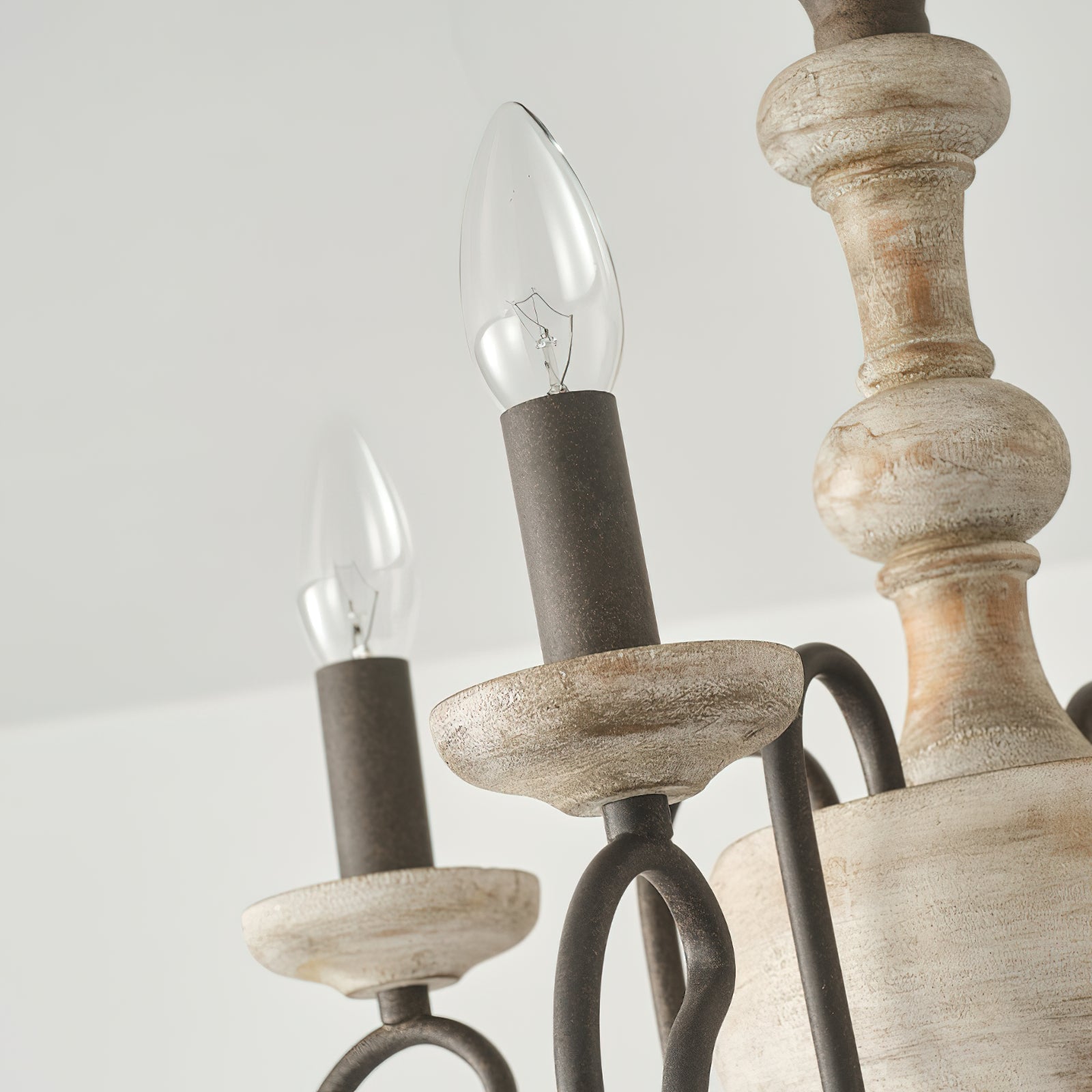 Myst Vintage Deckenleuchte aus Holz-Letslighting