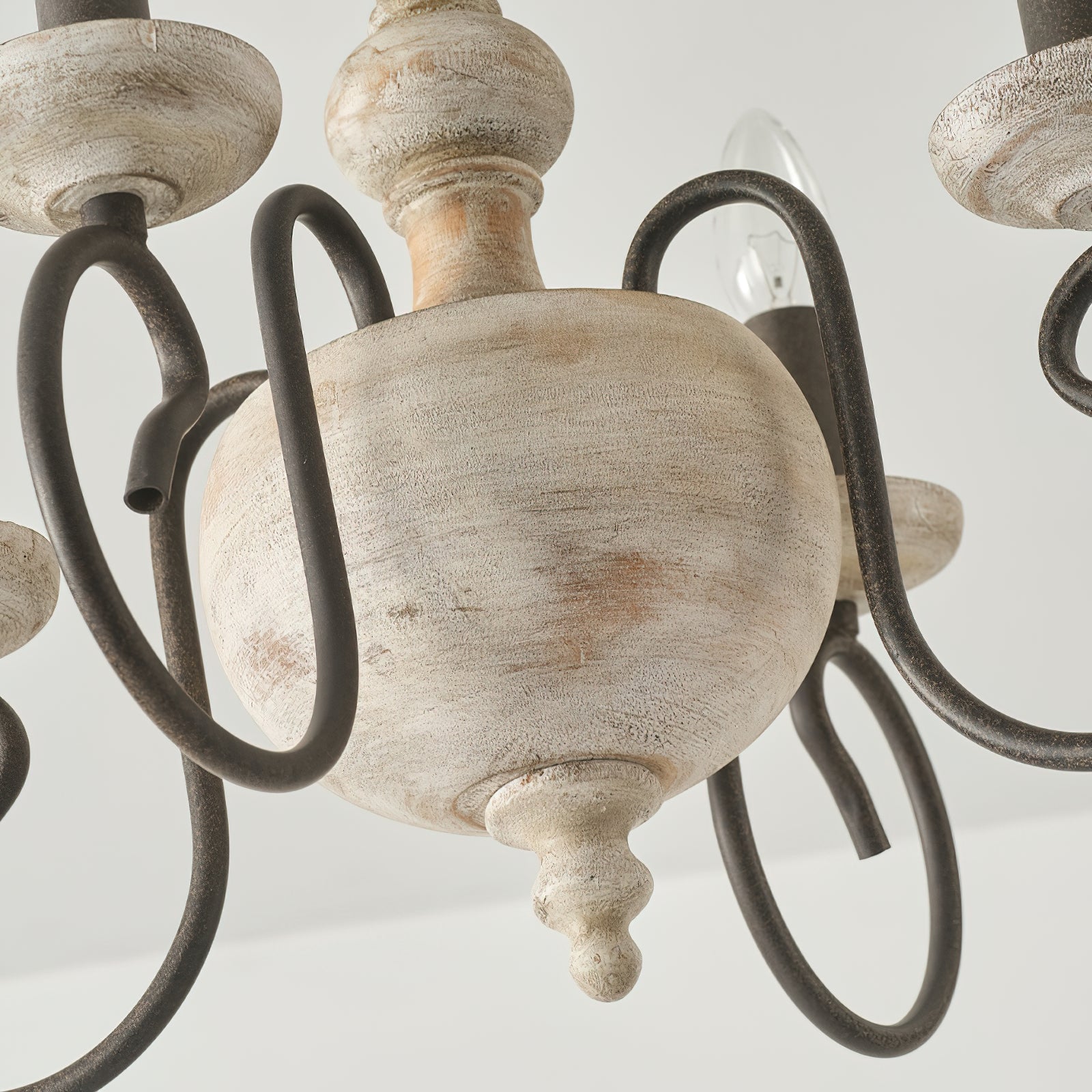 Myst Vintage Deckenleuchte aus Holz-Letslighting