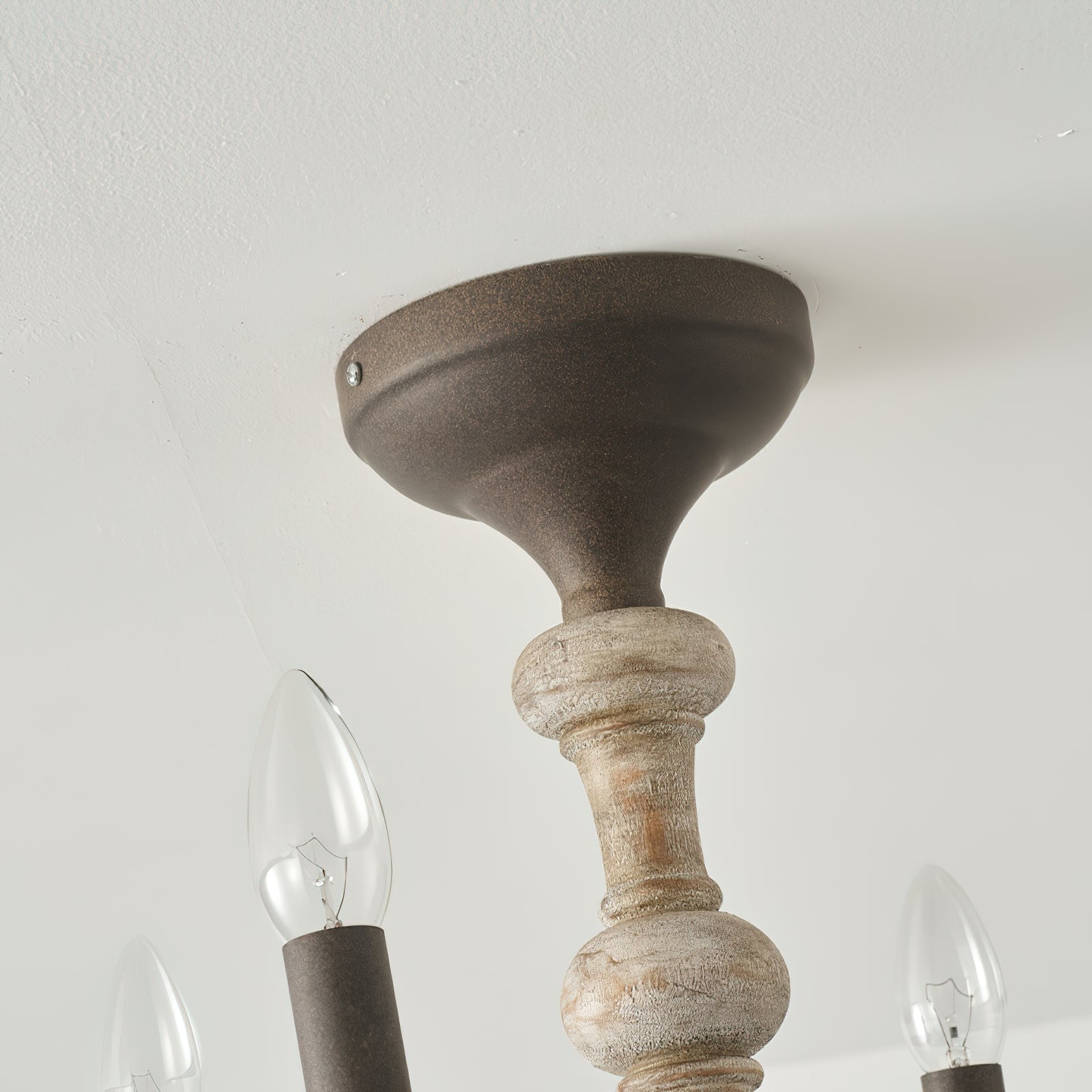 Myst Vintage Deckenleuchte aus Holz-Letslighting