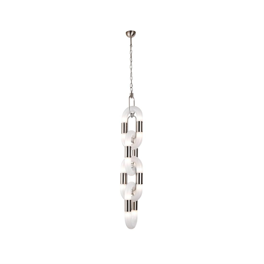 Flamara Moderne Pendelleuchte Edelstahl Kettendesign-Letslighting