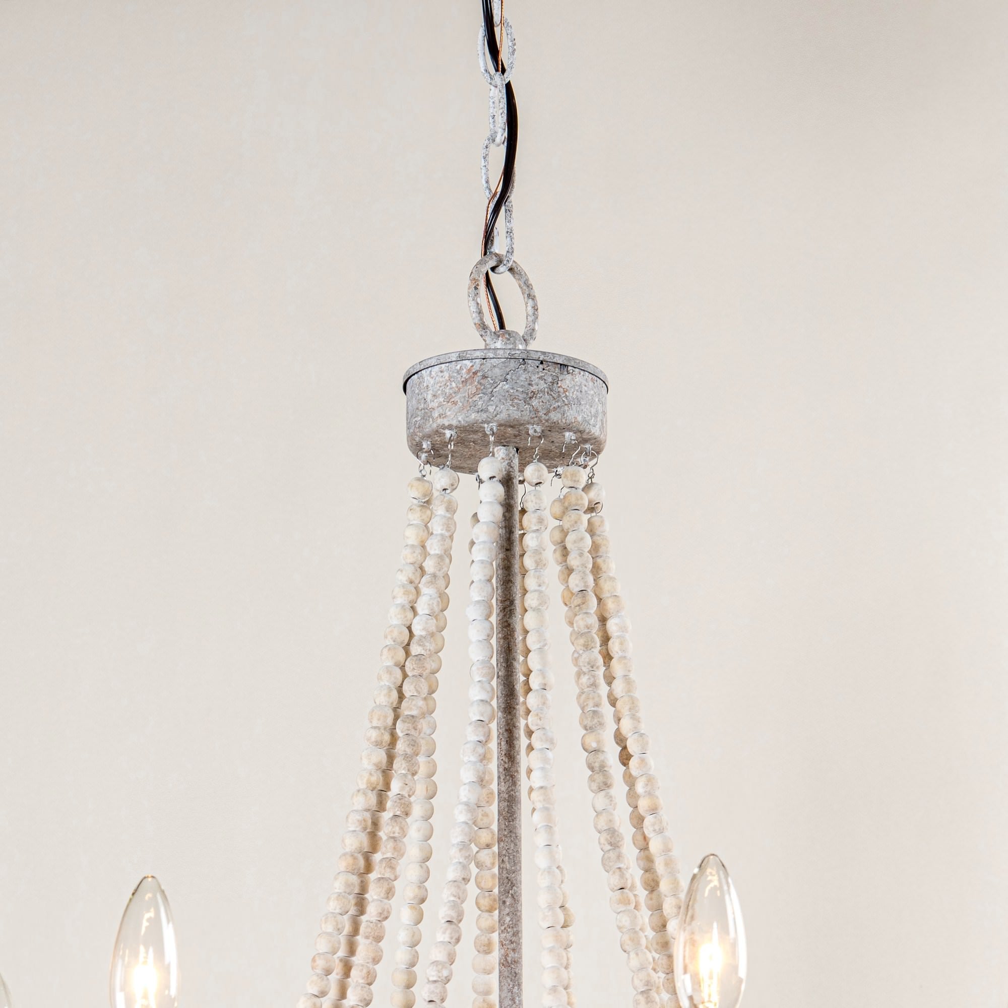 Rise Traditioneller Vintage-Kronleuchter aus Holz-Letslighting