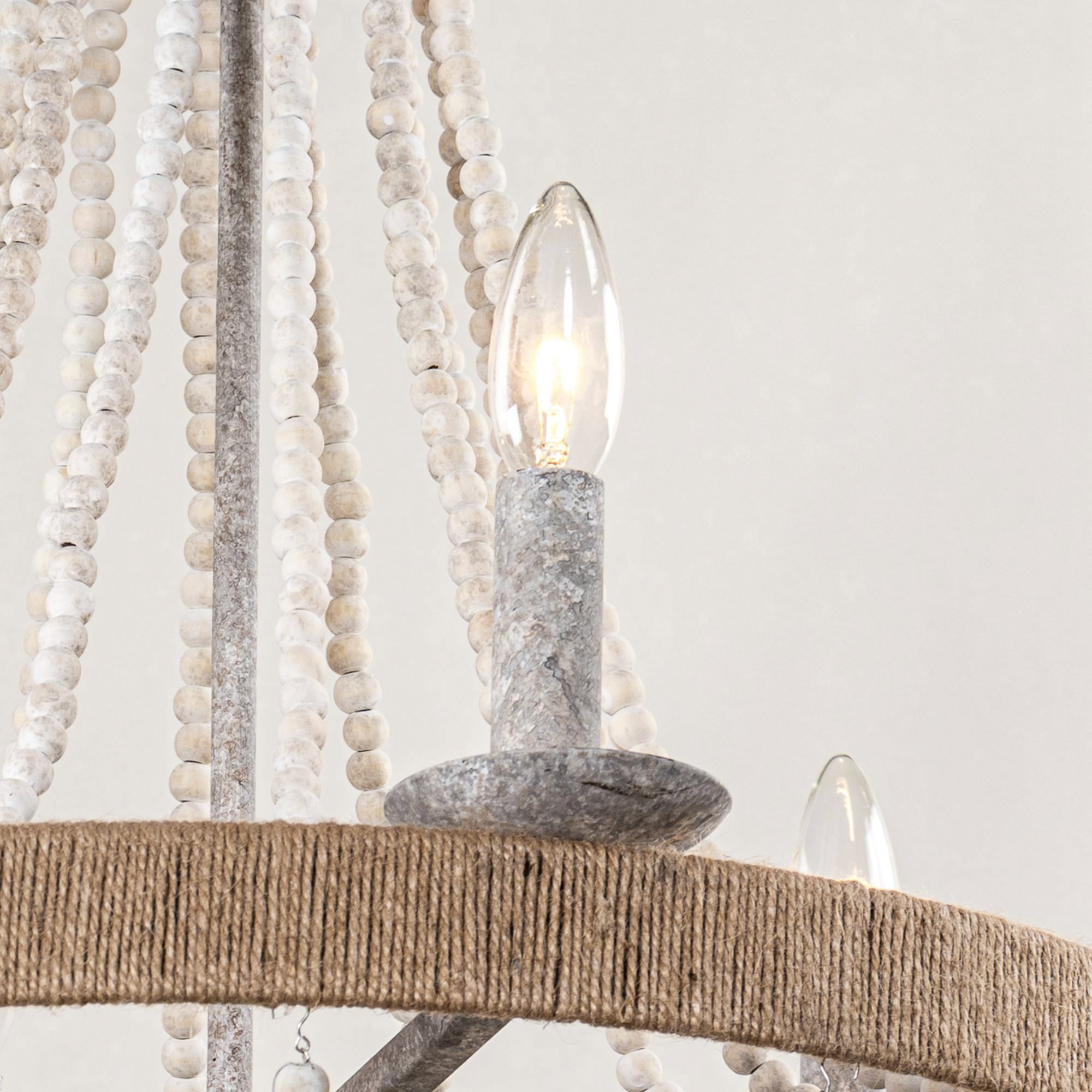 Rise Traditioneller Vintage-Kronleuchter aus Holz-Letslighting
