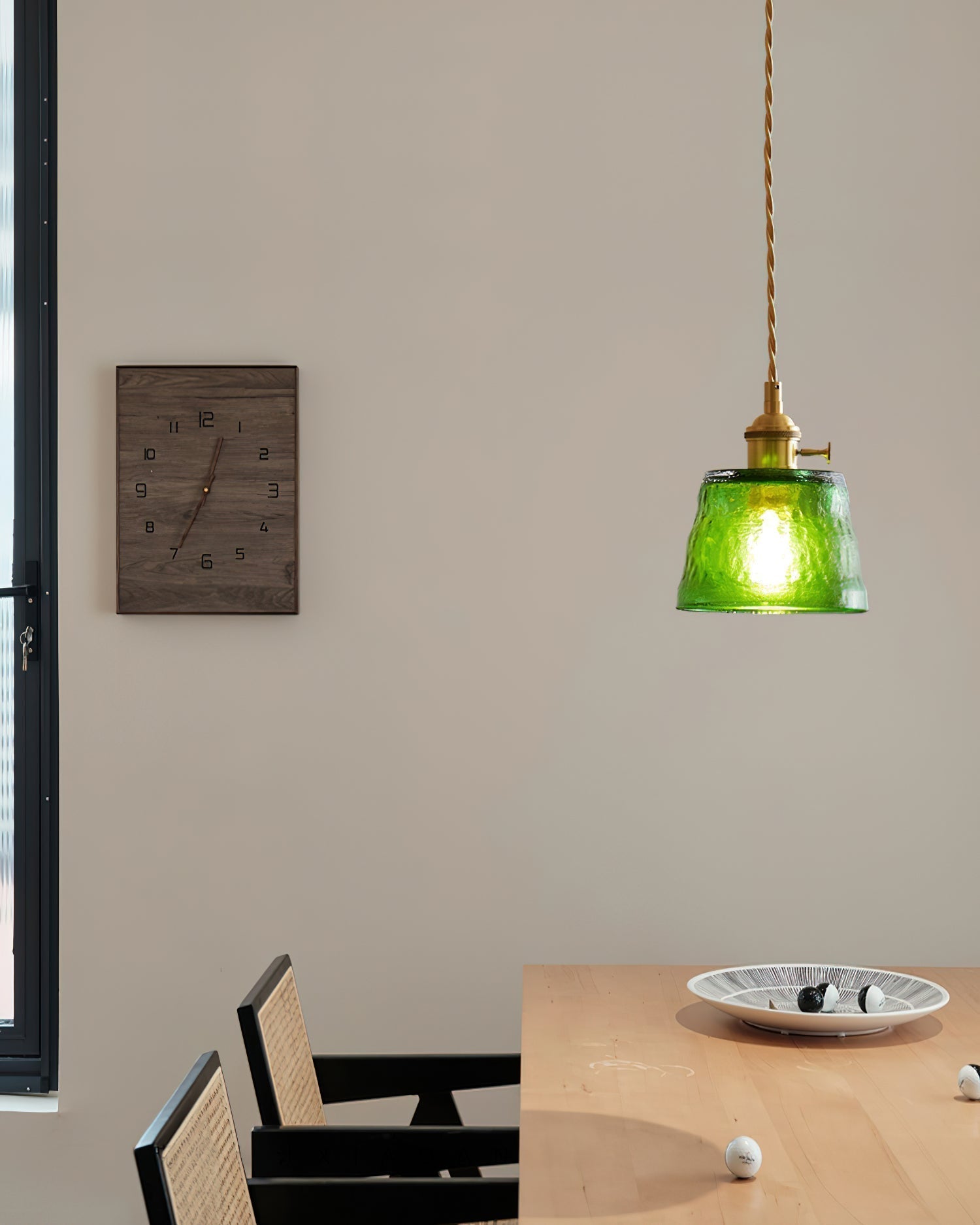 Tatum Messing Glas Vintage Pendelleuchte-Letslighting