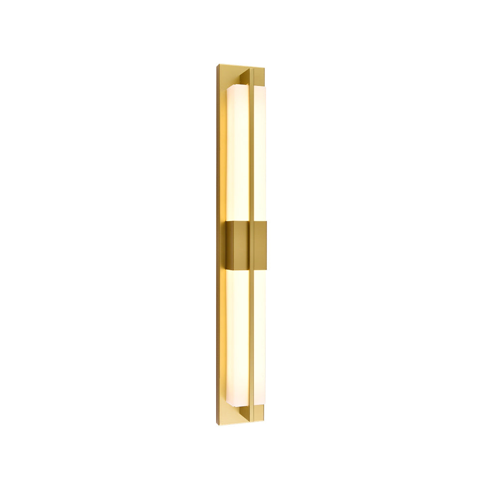 Yale LED Modern Minimalist Brass Alabaster Sconce Wall Lamp - Letslighting