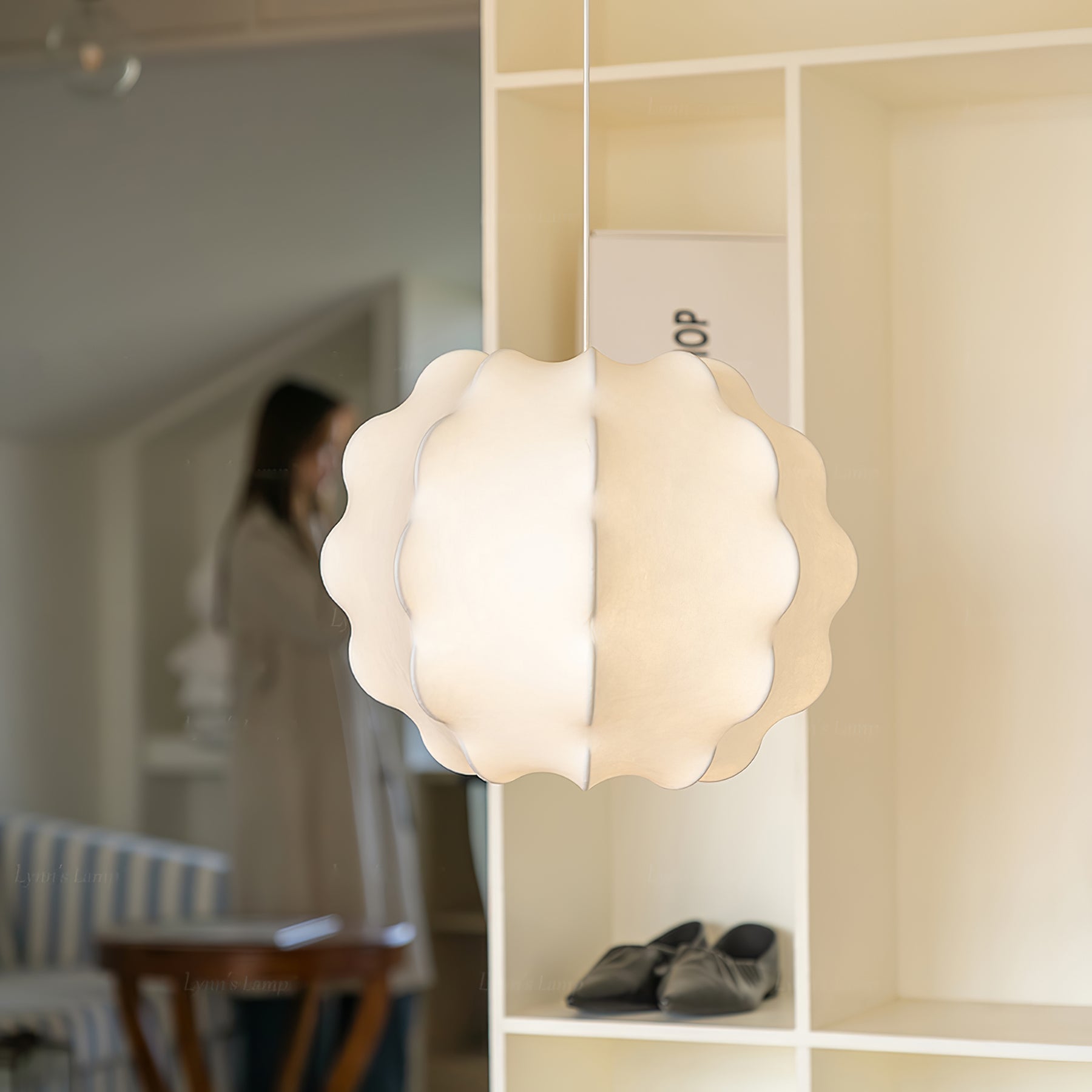 Elora Seidenschwedische Pendelleuchte-Letslighting