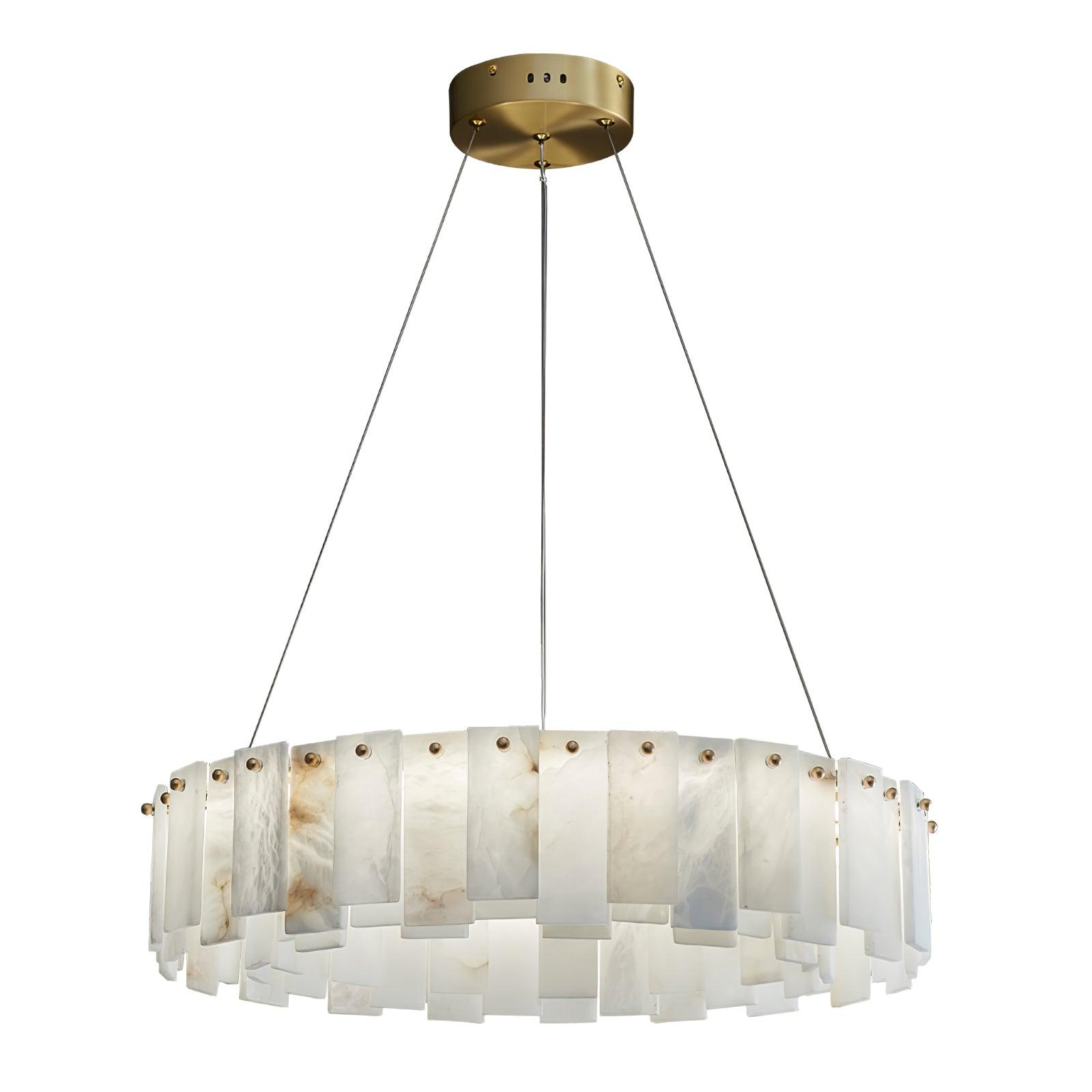 Vodore Alabaster Pendant Light Chandelier - Neutralighting