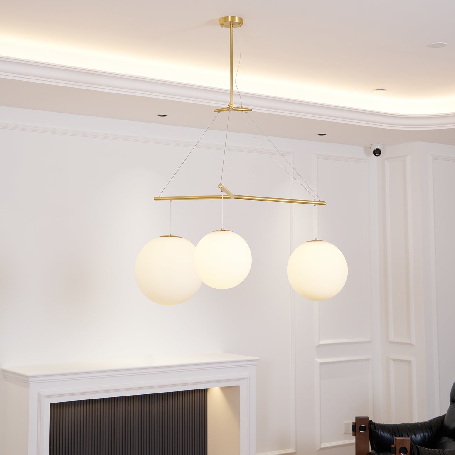 Triad Minimalistisch Glas Pendelleuchte-Letslighting
