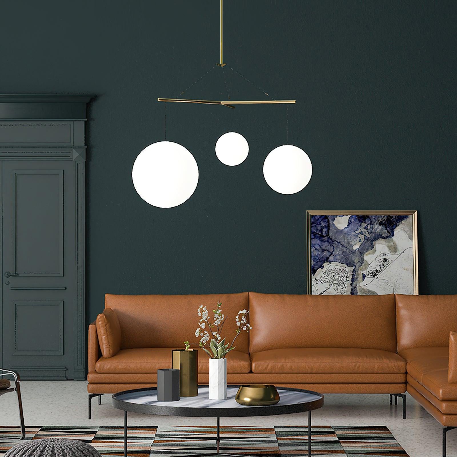 Triad Minimalistisch Glas Pendelleuchte-Letslighting