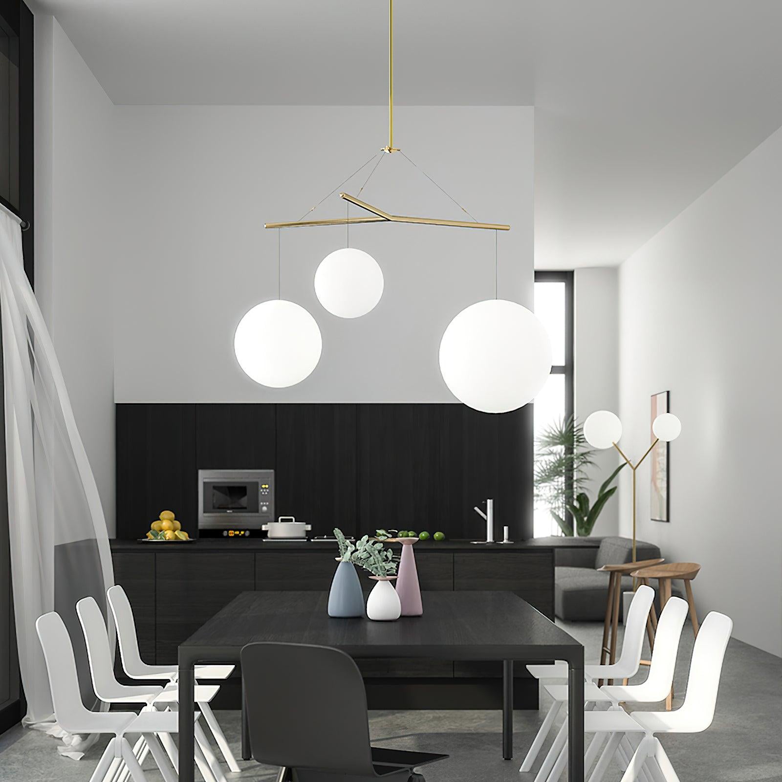 Triad Minimalistisch Glas Pendelleuchte-Letslighting